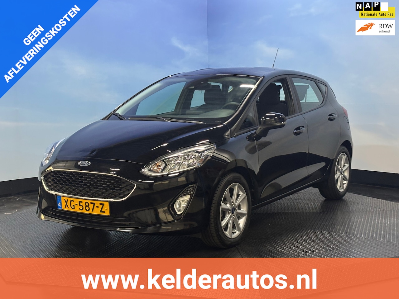 Ford Fiesta - 1.1 Airco | Cruise | Navi | Lichtmetalen velgen - AutoWereld.nl