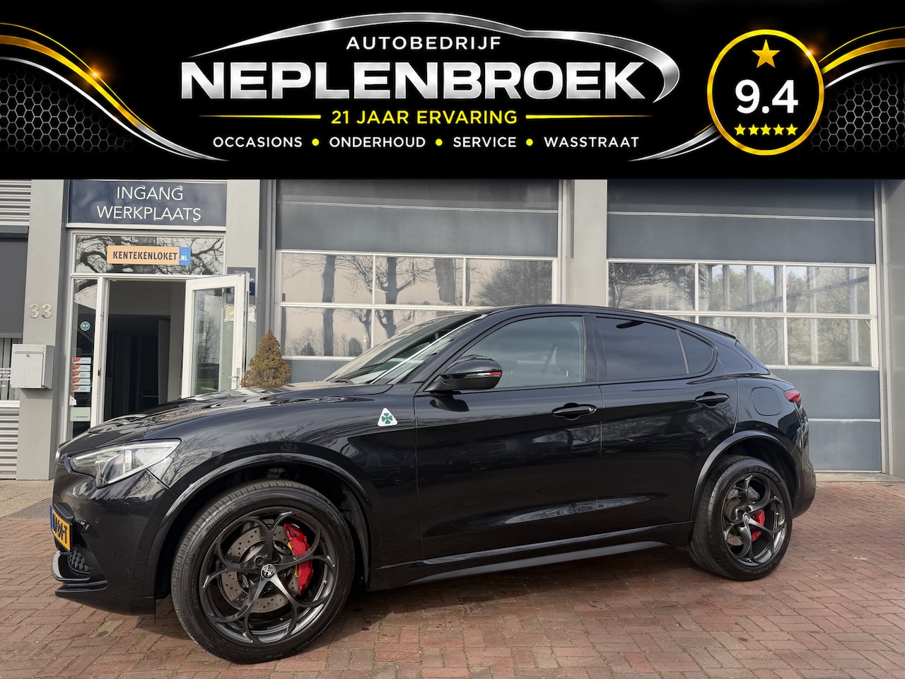 Alfa Romeo Stelvio - 2.9 V6 AWD Quadrifoglio 510 PK Adaptive Cruise Harman Kardon Keyless 20'' - AutoWereld.nl