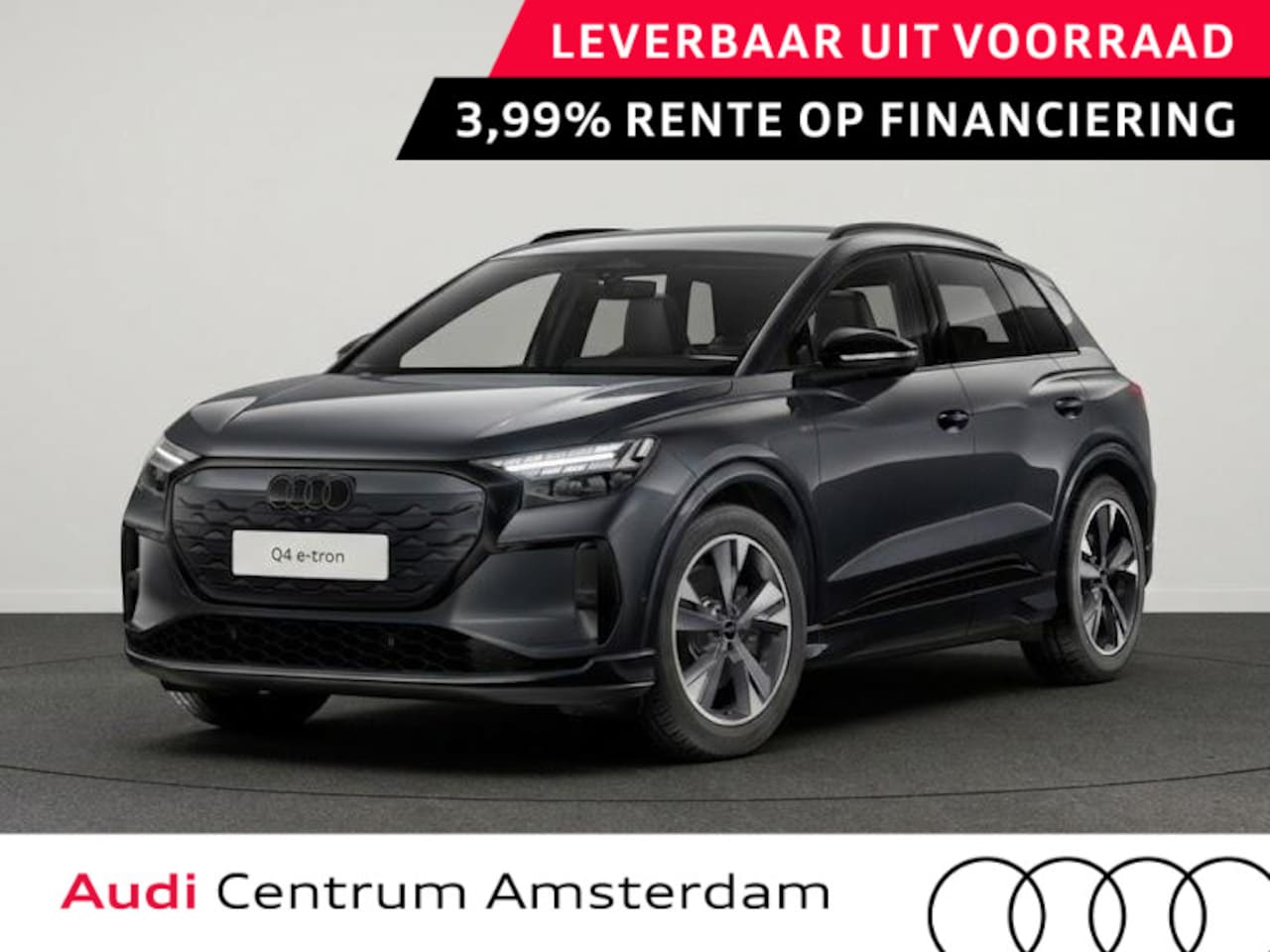 Audi Q4 e-tron - S edition 82 kWh 286 pk | Techniekpakket plus | Winterpakket | Trekhaak | Optiekpakket zwa - AutoWereld.nl