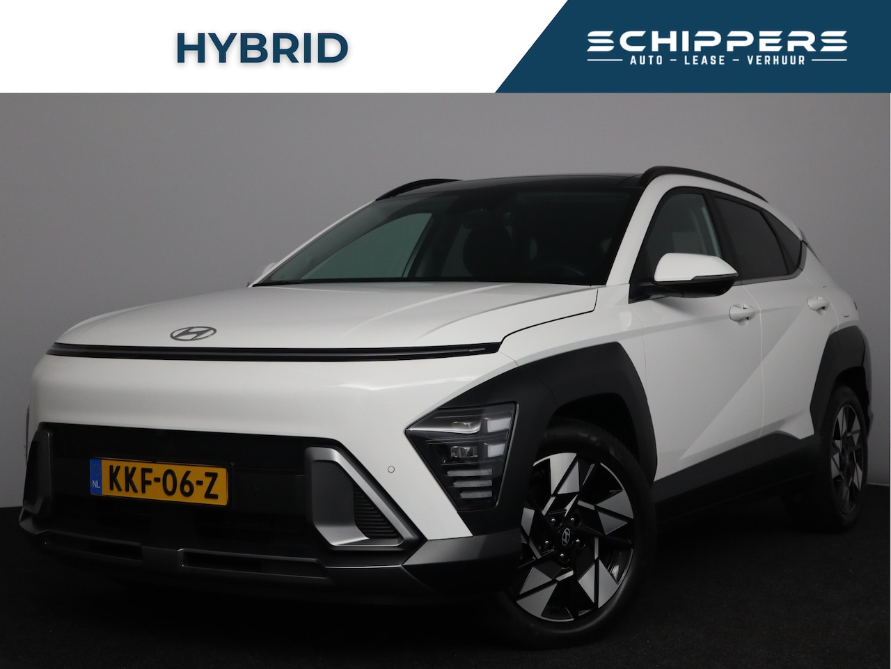 Hyundai Kona - 1.6 GDI HEV Premium Sky | Glazen panoramadak | Navigatie | Leder - AutoWereld.nl