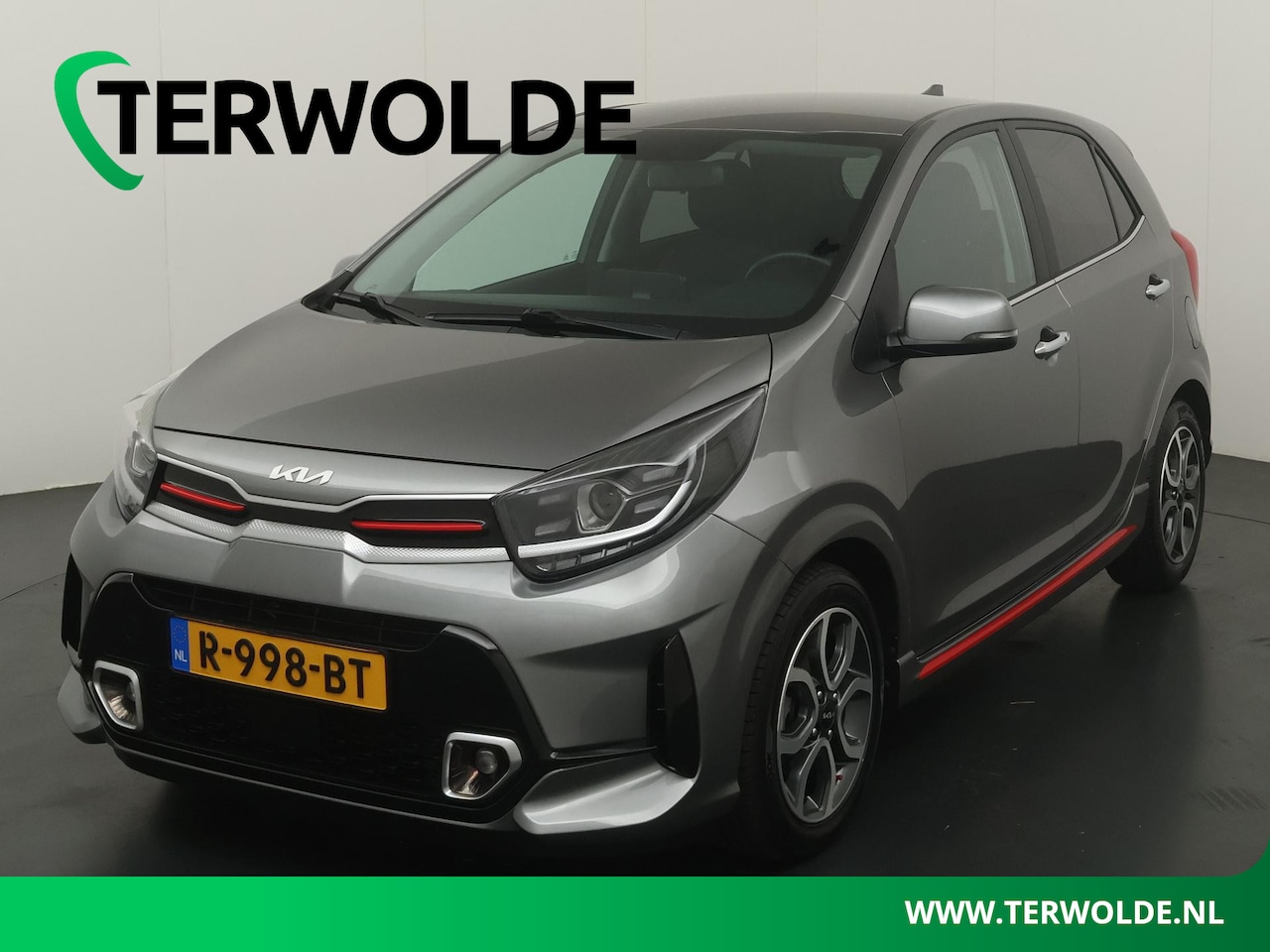 Kia Picanto - 1.0 DPi GT-Line | Lederen Bekl. | Parkeercamera | Navigatie | - AutoWereld.nl