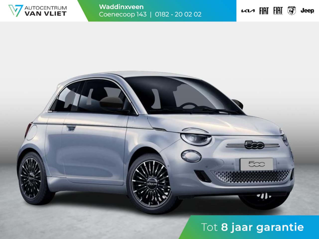 Fiat 500e - 3+1 La Prima 42 kWh | Clima | LED | PDC | JBL Premium Audio | 17" | Camera | BSM | Cannelo - AutoWereld.nl