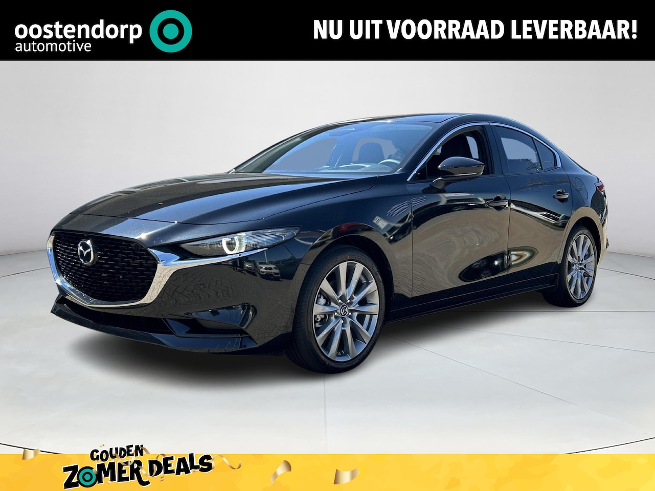 Mazda 3 - 2.0 e-SkyActiv-G M Hybrid 150 Exclusive-line | Uit voorraad leverbaar! | black comfort Pac - AutoWereld.nl