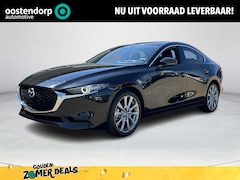 Mazda 3 - 3 2.0 e-SkyActiv-G M Hybrid 150 Exclusive-line | Uit voorraad leverbaar | black comfort Pa