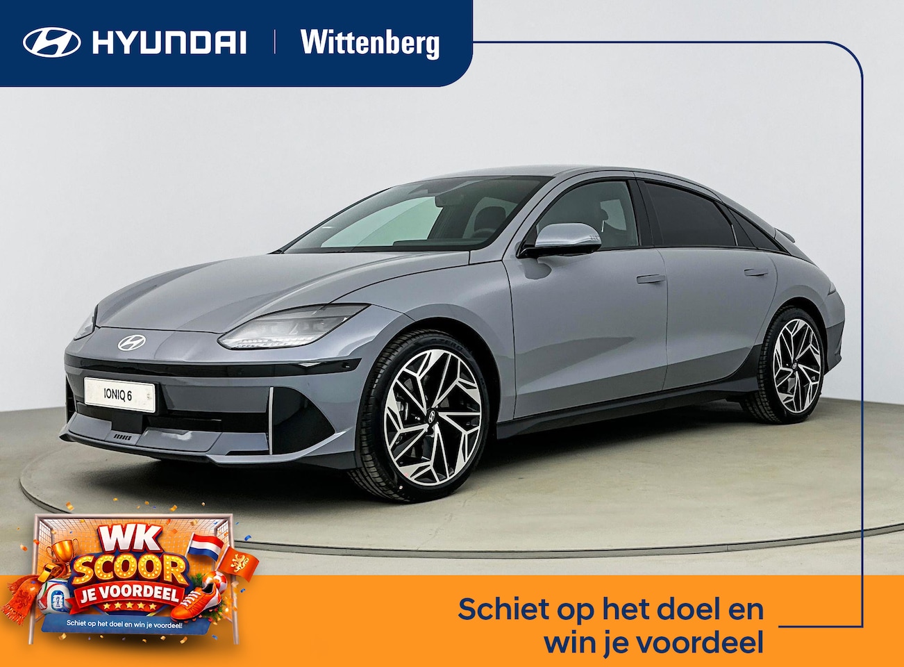 Hyundai IONIQ 6 - Lounge AWD 77 kWh 325pk | Leer | Memory | Stoel + stuurverwarming | 360 Camera | Head-up d - AutoWereld.nl