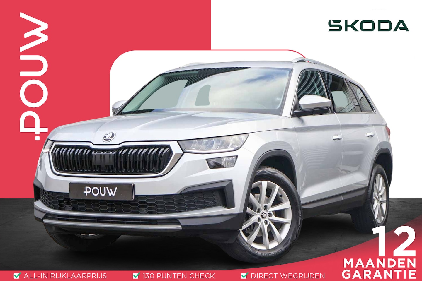 Skoda Kodiaq - 1.5 TSI 150pk DSG Business Edition 7p. | Navigatie | Climate | Parkeersensoren Voor / Acht - AutoWereld.nl