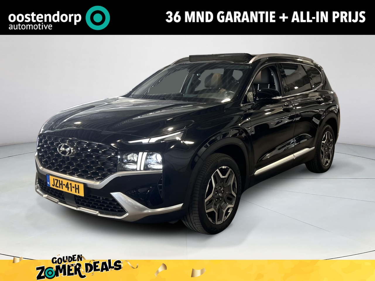 Hyundai Santa Fe - 1.6 T-GDI PHEV Premium Plus Sky 7p. | Stoelverwarming V+A | 360° camera | Panorama dak | R - AutoWereld.nl