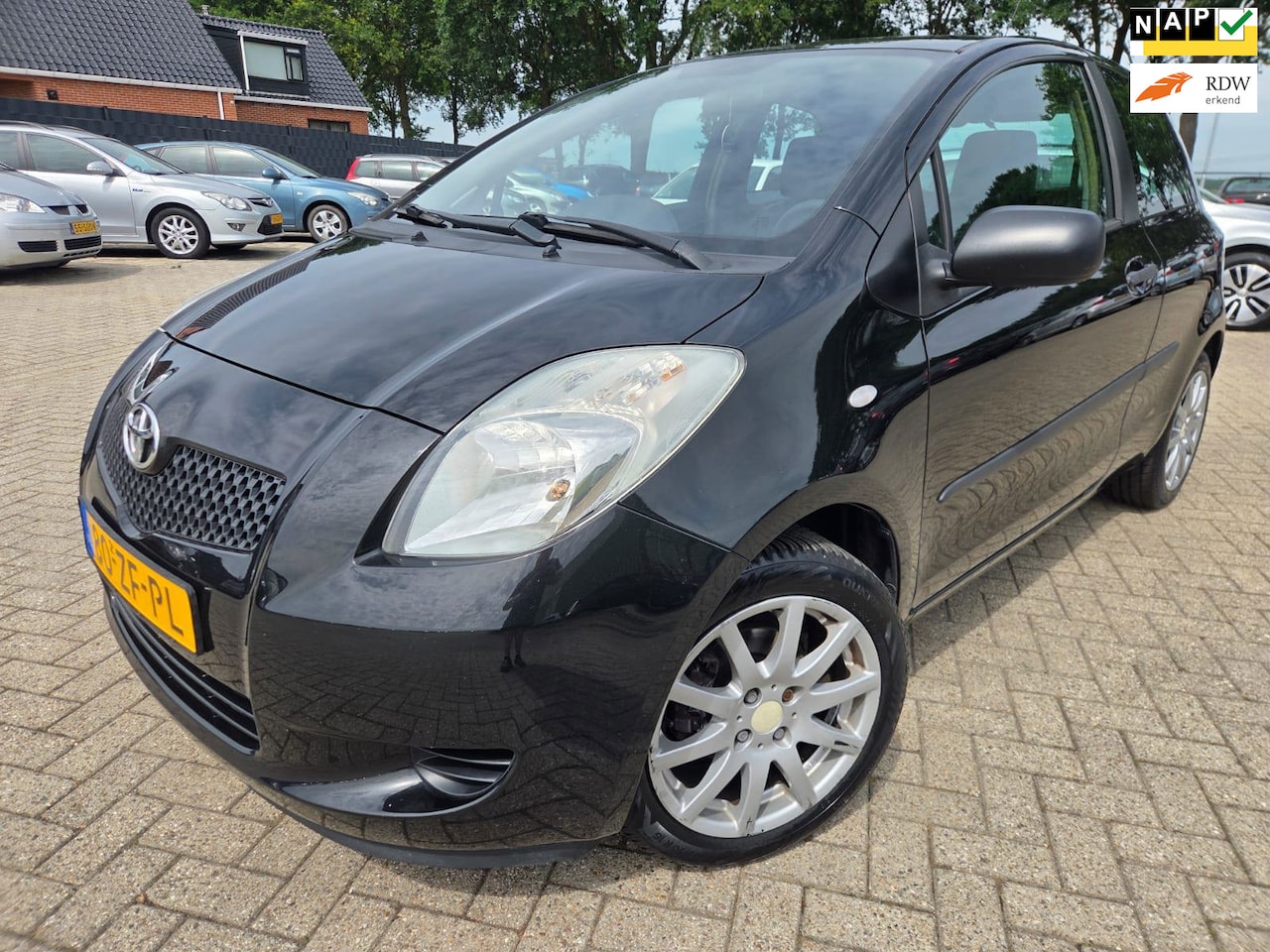 Toyota Yaris - 1.3 VVTi Terra 2008. Leer/CV/Spoiler/Elektrische ramen/Lichtmetaal etc.. APK 02-2027 - AutoWereld.nl