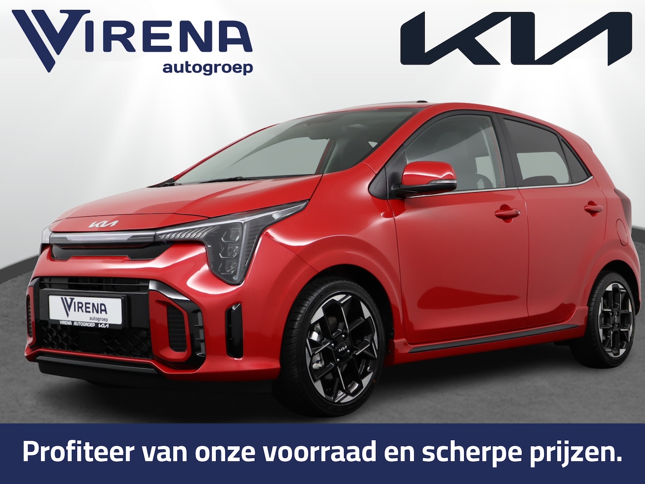 Kia Picanto - 1.0 GDi GT-Line - Kantel/ schuifdak - Cruise controle - Stoel/stuurwiel verwarming - LED v - AutoWereld.nl