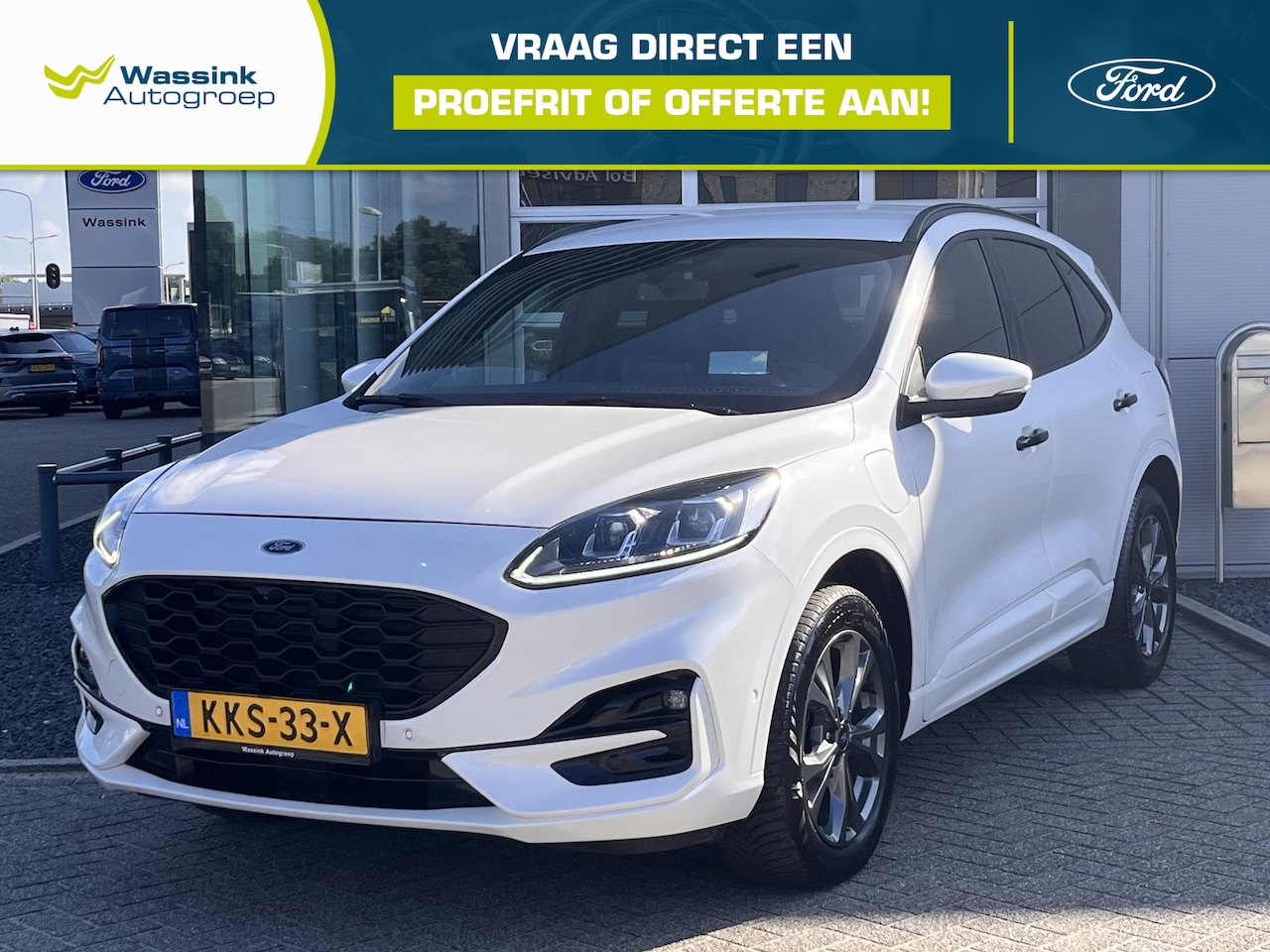 Ford Kuga - 2.5 PHEV ST-Line X Winterpack | Navigatie | Camera | Stoel-Stuur-Voorruit verwarming | - AutoWereld.nl