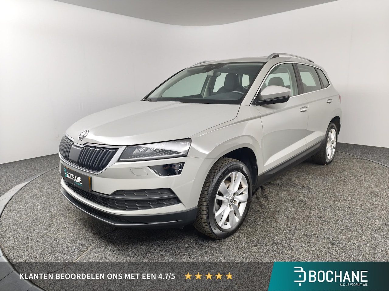 Skoda Karoq - 1.0 TSI Business Edition Plus | Schuifdak | Lederen Bekleding | Navigatie | Stoelverwarmin - AutoWereld.nl