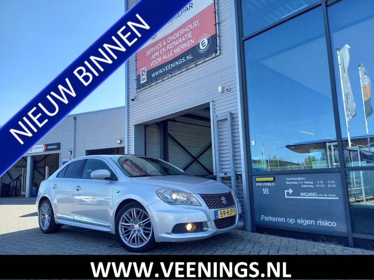 Suzuki Kizashi - 2.4 SPORT 4X4 AUTOMAAT - OPEN DAK - LEER - CLIMA - CRUISE - BLUETOOTH - AutoWereld.nl
