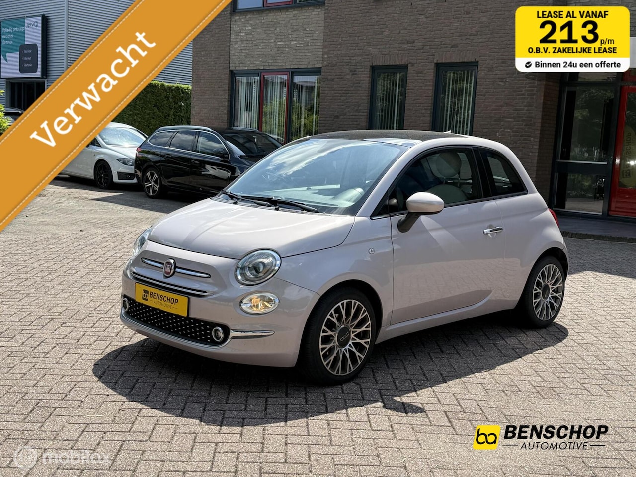 Fiat 500 - 1.0 Hybrid Star Panodak Navi Carplay PDC 16 inch Cruise Control - AutoWereld.nl