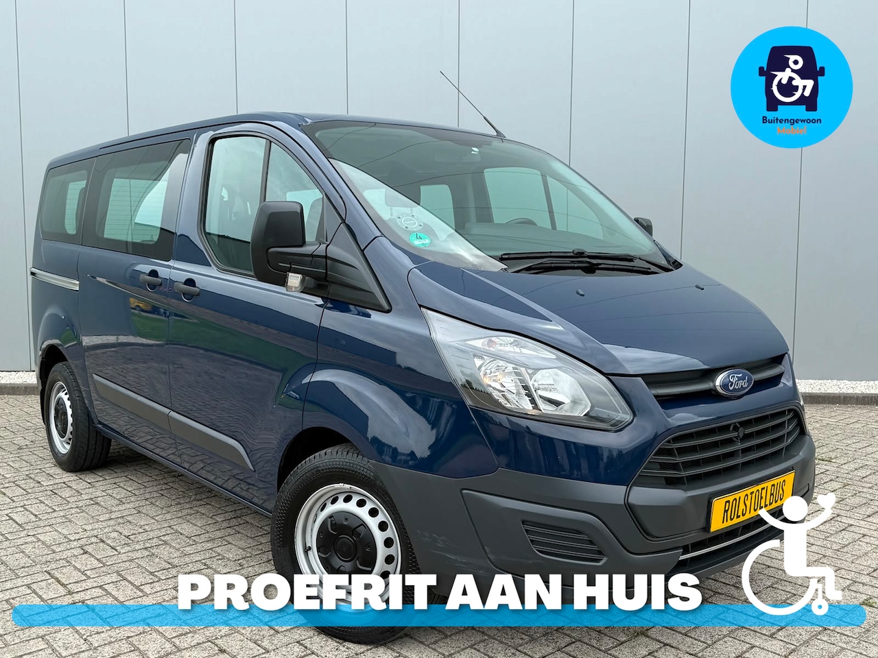 Ford Transit Custom - 2.0 TDCI L1H1 Rolstoelbus | Automaat | Airco - AutoWereld.nl