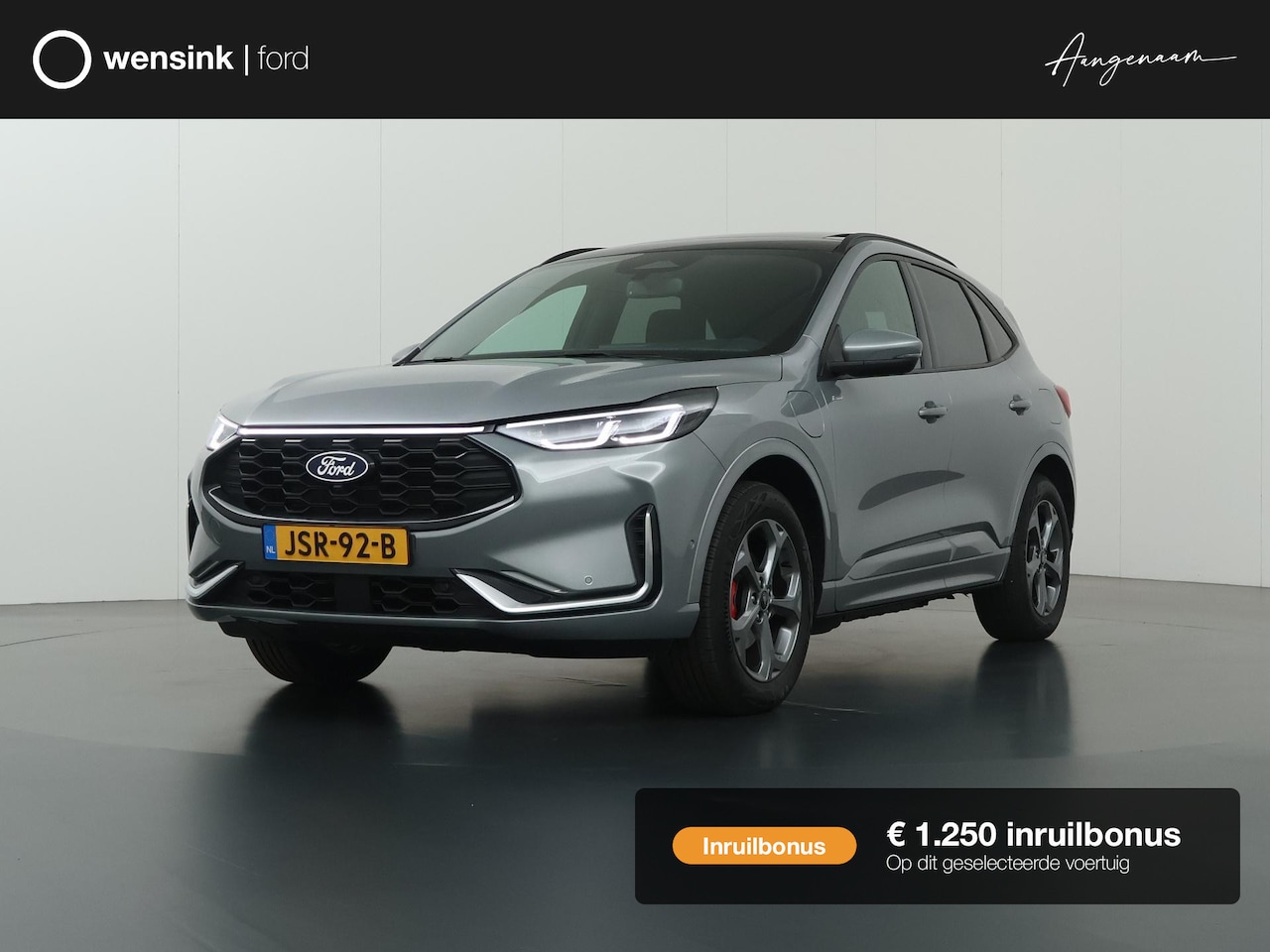 Ford Kuga - 2.5 PHEV ST-Line X | Elekt. inklapbare Trekhaak | Panoramadak | Winterpakket | Head Up | M - AutoWereld.nl