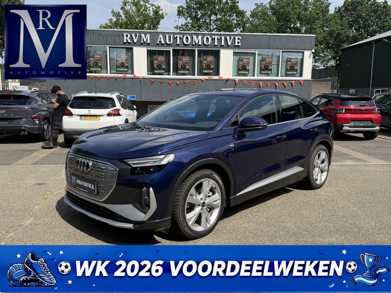 Audi Q4 Sportback e-tron - 45 Edition 82 kWh VAN: 46.900,- VOOR: 43.877,- UW WKVOORDEEL: 3.023,-|S-LINE| 10.000KM! | - AutoWereld.nl