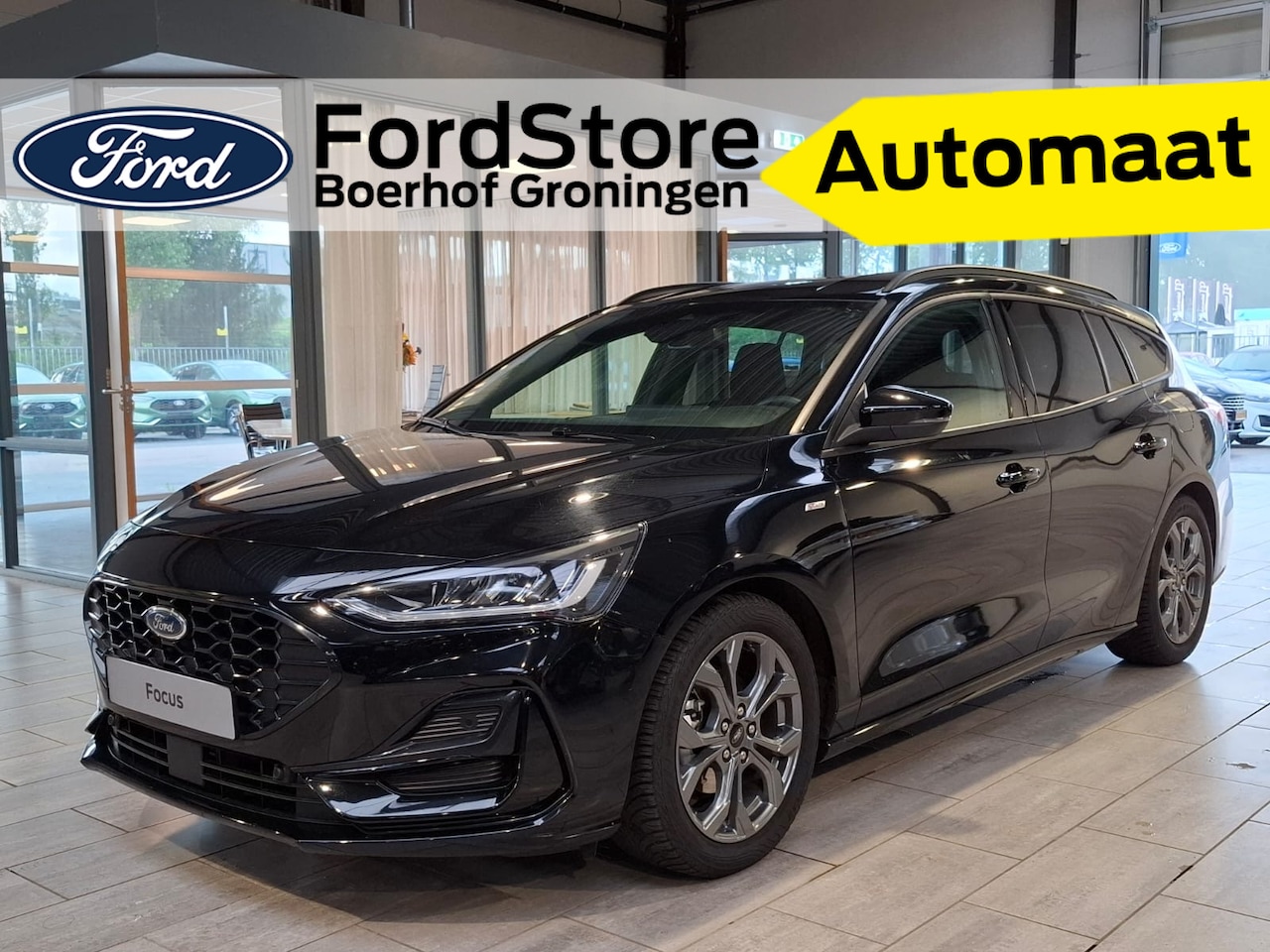 Ford Focus Wagon - EcoBoost Hybrid 155 pk ST-Line | Winterpack | Cruise control | Camera | Clima | SYNC 4 | A - AutoWereld.nl