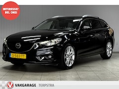 Mazda 6 Sportbreak - 2.5 GT-M/ Automaat/ Trekhaak/ Camera/ Stoelverw./ Xenon/ 19''LMV/ Elek.Stoel/ Bose/ LEDER/