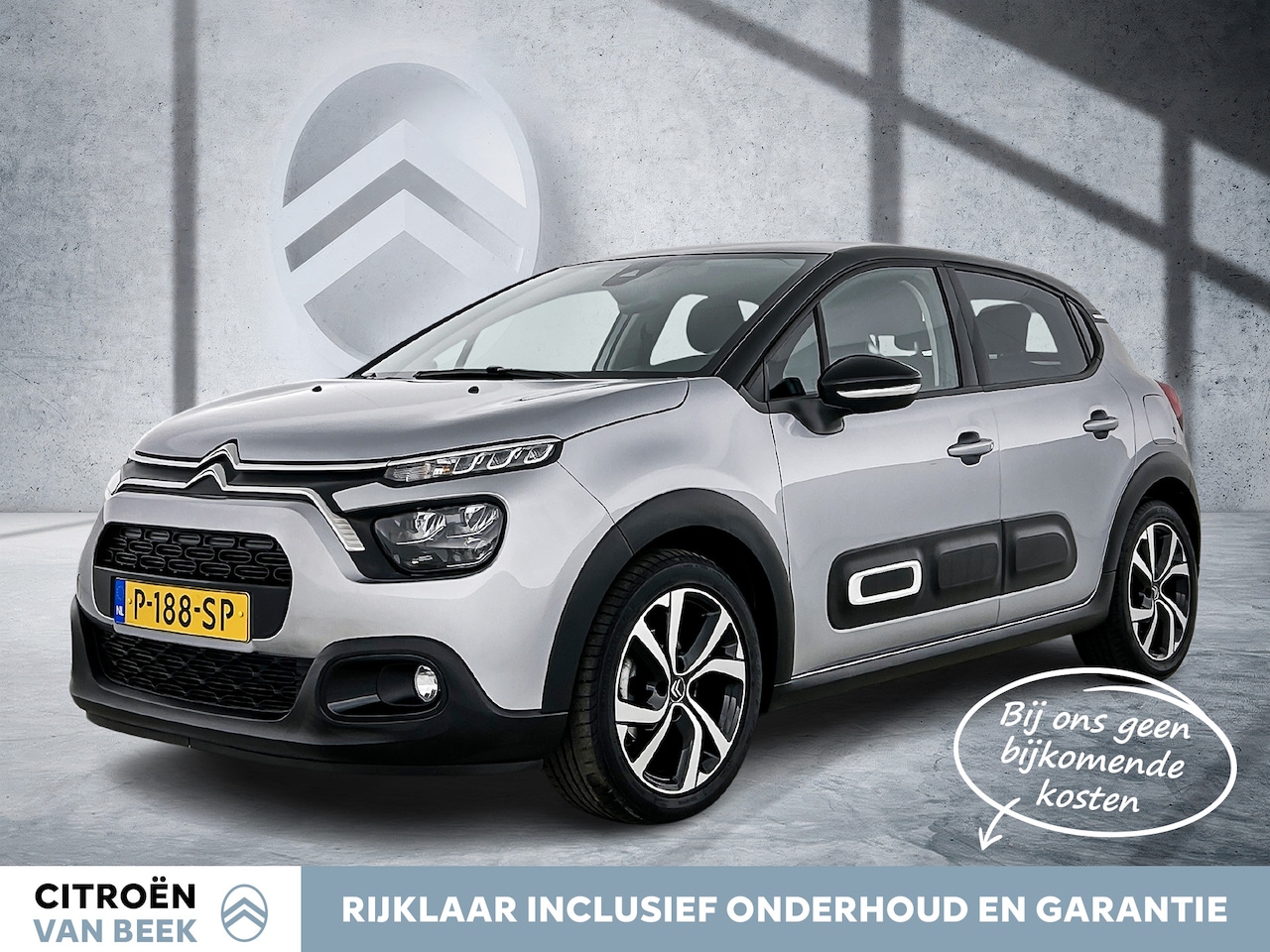 Citroën C3 - 110pk Automaat Shine | Rijklaar | 17" Lichtmetaal | Navigatie | Camera | - AutoWereld.nl