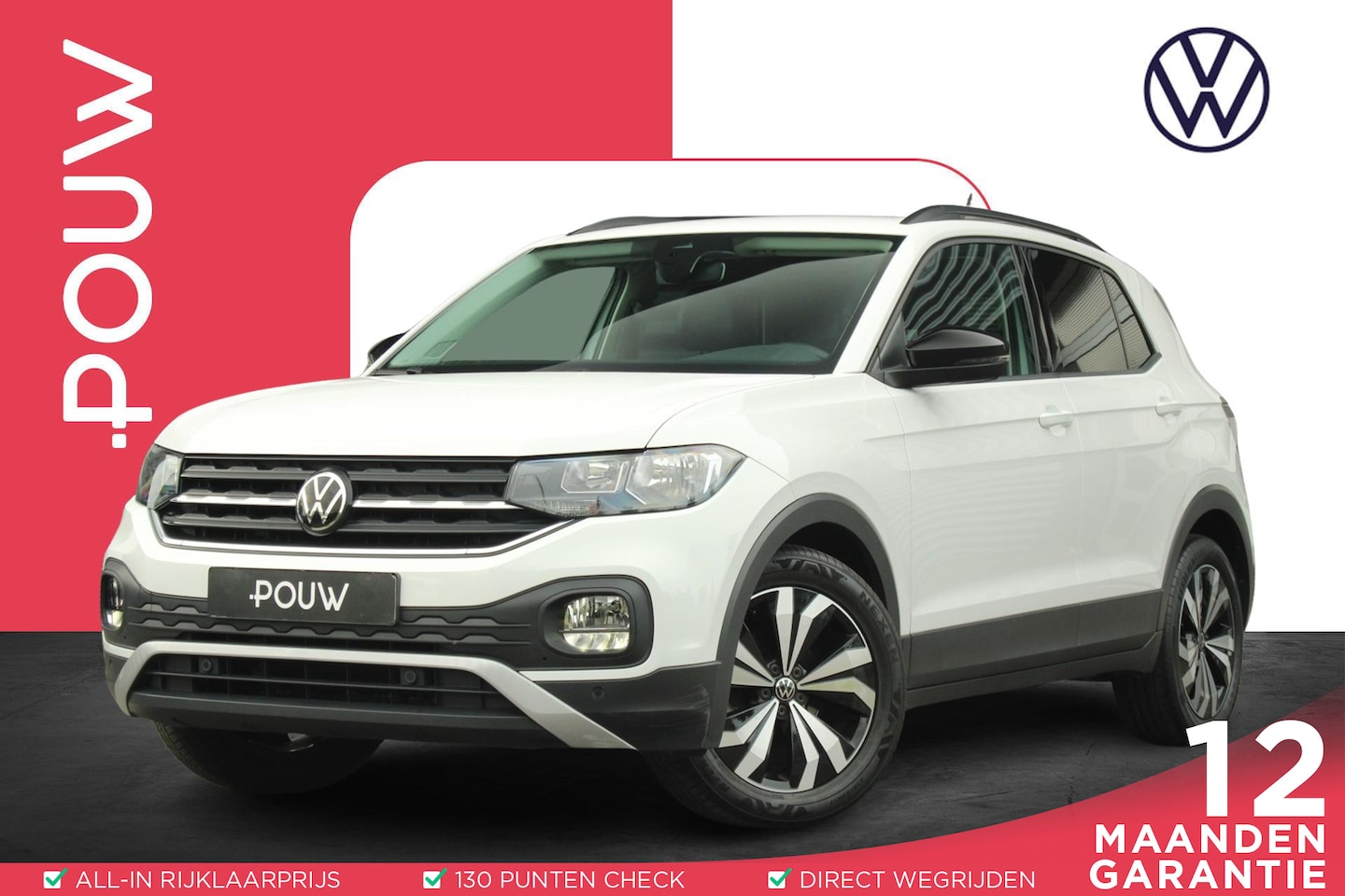Volkswagen T-Cross - 1.0 TSI 95pk Life | Black Pack | Climatronic | Cockpit Pro | Apple CarPlay Android Auto - AutoWereld.nl