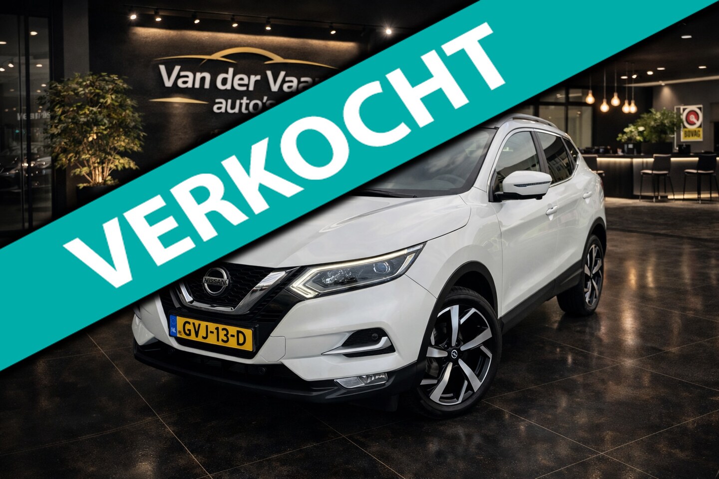 Nissan Qashqai - 1.3 DIG-T Tekna AUTOMAAT LEDER NAVI 360CAMERA - AutoWereld.nl