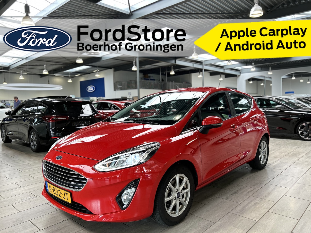Ford Fiesta - EcoBoost Hybrid 125pk Titanium X | Bang&Olufsen | Cruise | Apple carplay / Android auto | - AutoWereld.nl