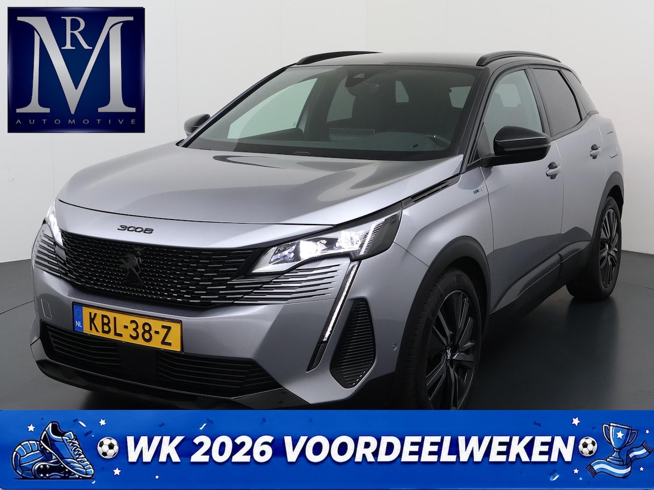 Peugeot 3008 - 1.6 HYbrid 225 GT VAN: 25.900,- VOOR: 22.877,- UW WKVOORDEEL: 3.023,- |PHEV | BLACK OPTIC| - AutoWereld.nl