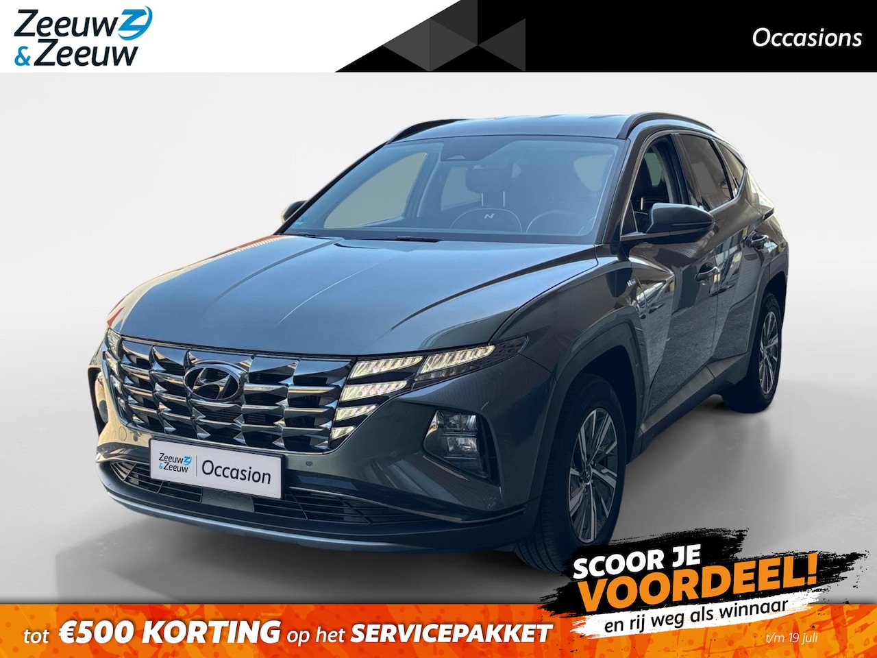 Hyundai Tucson - 1.6 T-GDI HEV Comfort | N line| Trekhaak | Navigatie | Stoelverwarming | Achteruitrijcamer - AutoWereld.nl
