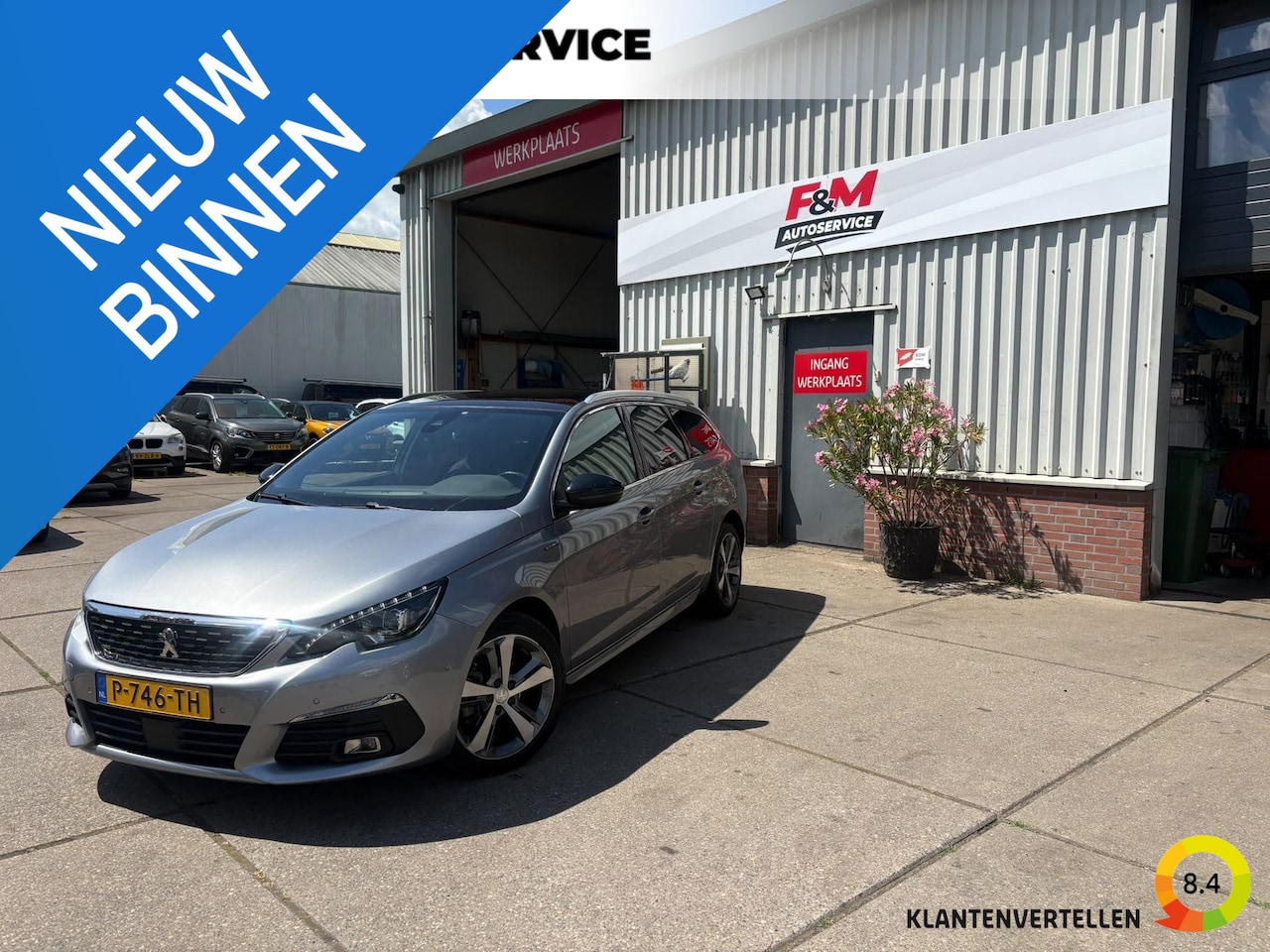Peugeot 308 SW - 1.2 PureTech GT-line Automaat, Clima, cruise, pano, massage, trekhaak Distributieriem is v - AutoWereld.nl