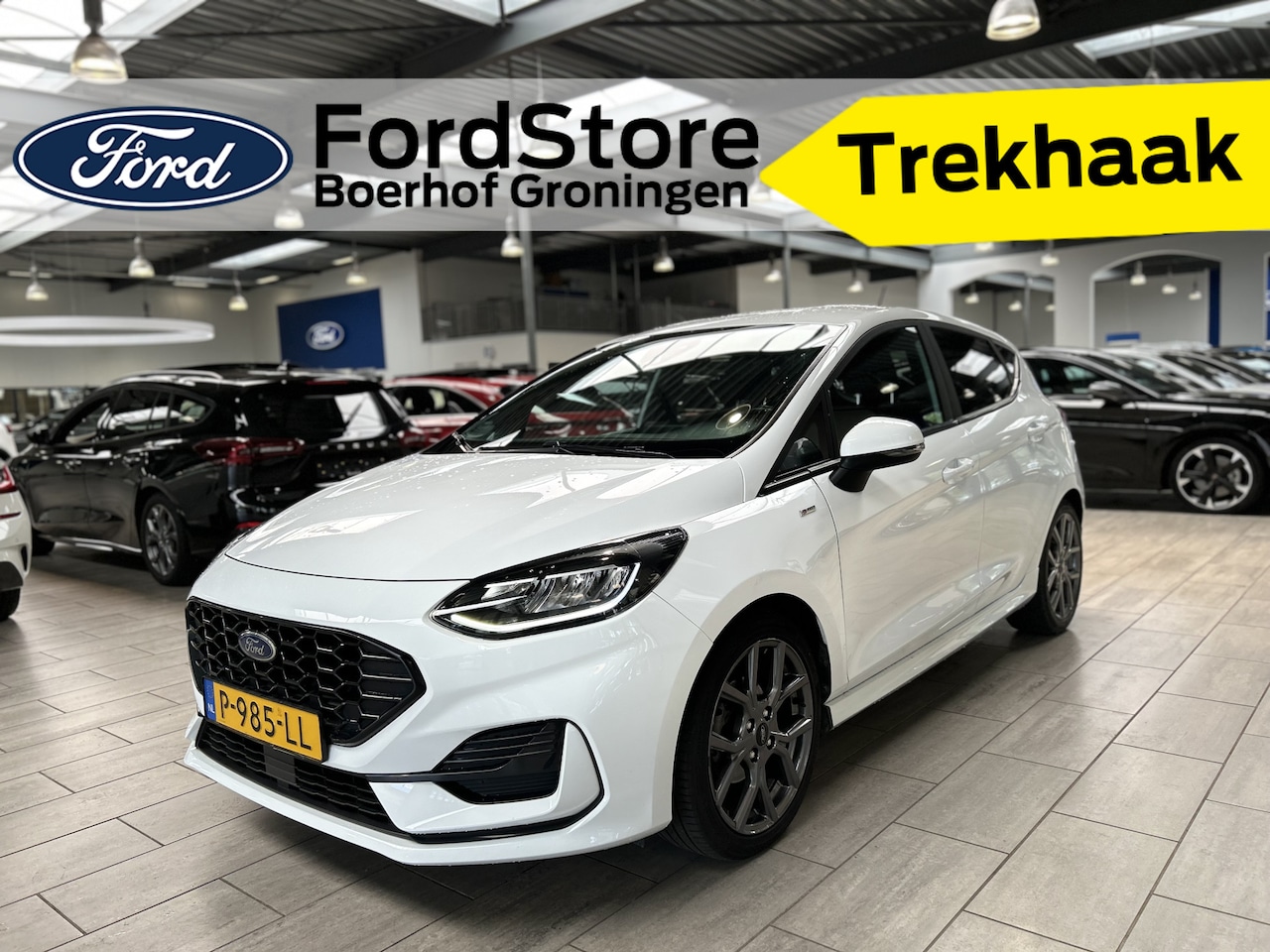 Ford Fiesta - EcoBoost Hybrid 125pk ST-Line | Trekhaak | Winterpack | Cruise | Apple carplay / Android a - AutoWereld.nl