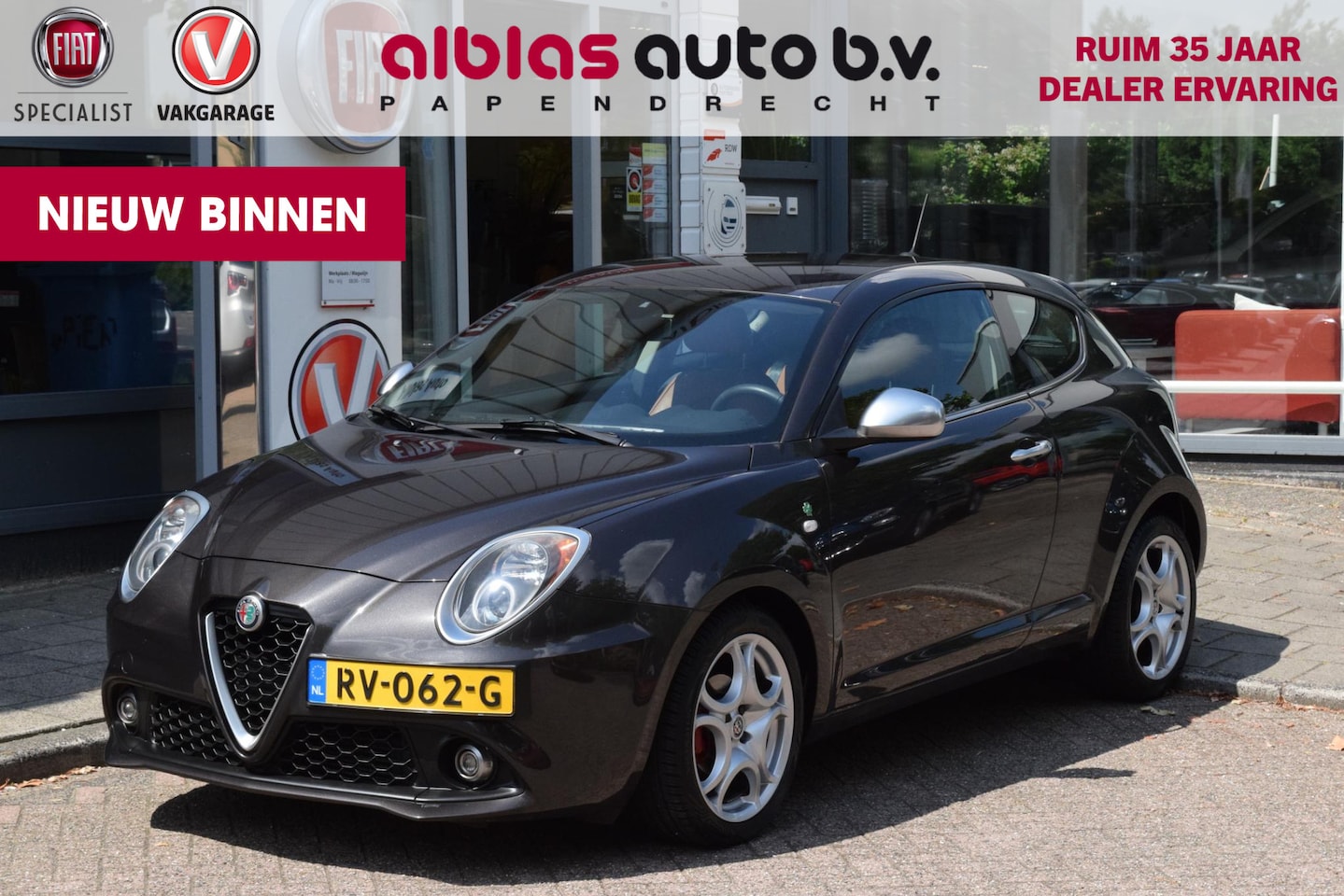 Alfa Romeo MiTo - 0.9 TwinAir ECO Super|Leer|17"|Dealero.h. - AutoWereld.nl