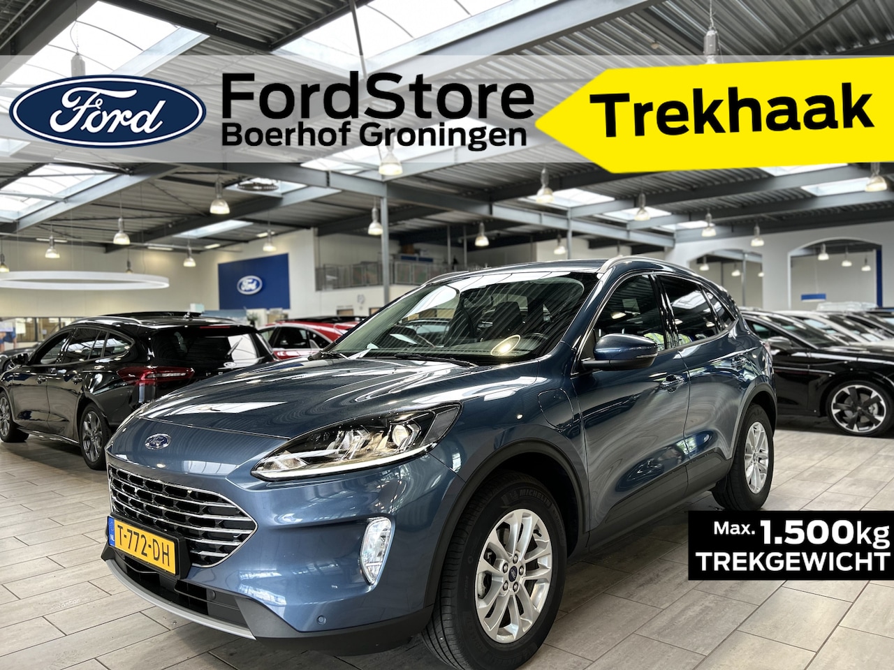Ford Kuga - 2.5 PHEV 225PK Titanium | Trekhaak | Winterpack | Camera | Cruise | Apple carplay / Androi - AutoWereld.nl