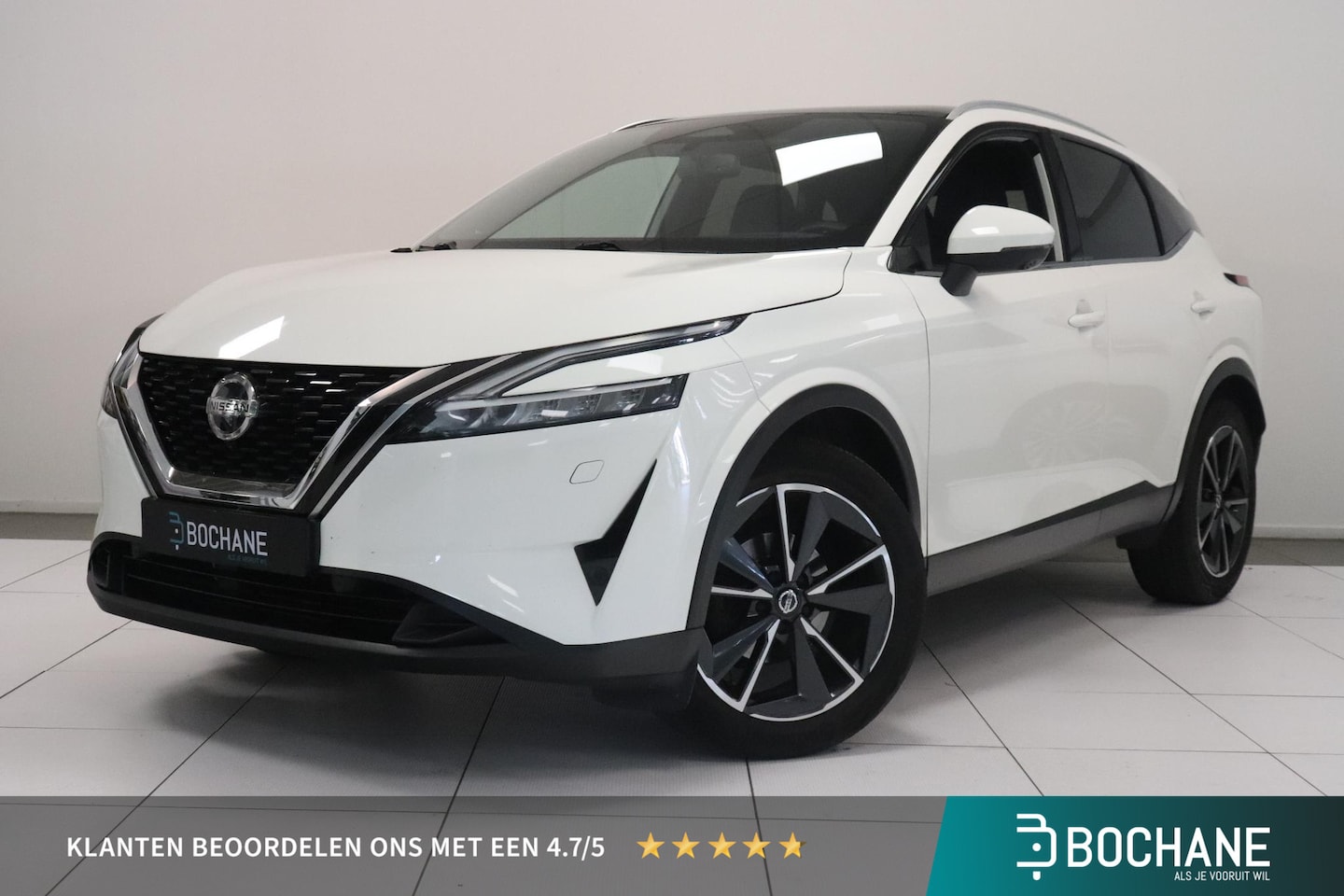 Nissan Qashqai - 1.3 MHEV Xtronic Business Executive | Panoramadak | Memory | Matrix LED | Leder | BOSE aud - AutoWereld.nl