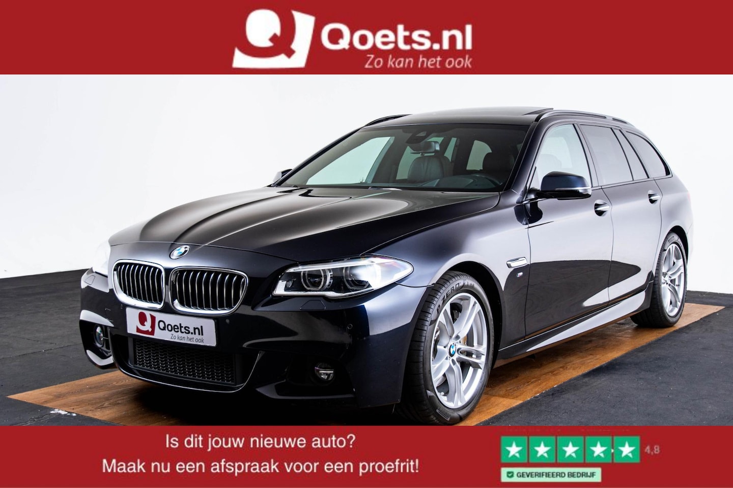 BMW 5-serie Touring - 530xd M Sport Edition High Executive M-sport pakket - Adaptive Drive - Nappa leder - Panor - AutoWereld.nl