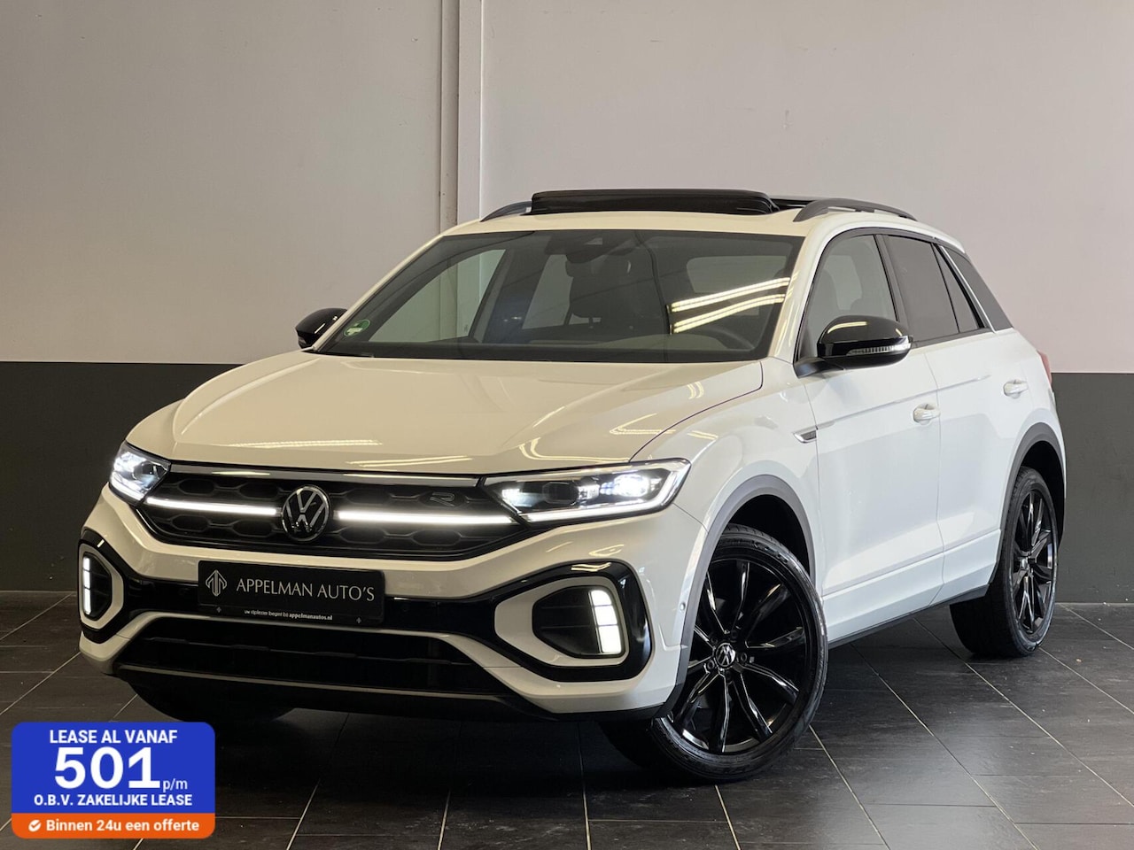 Volkswagen T-Roc - 1.5 TSI 3X R-LINE |R-Line Stoel|Keyless|Dodehoek|Camera|IQ LIGHT|Vitrual| - AutoWereld.nl