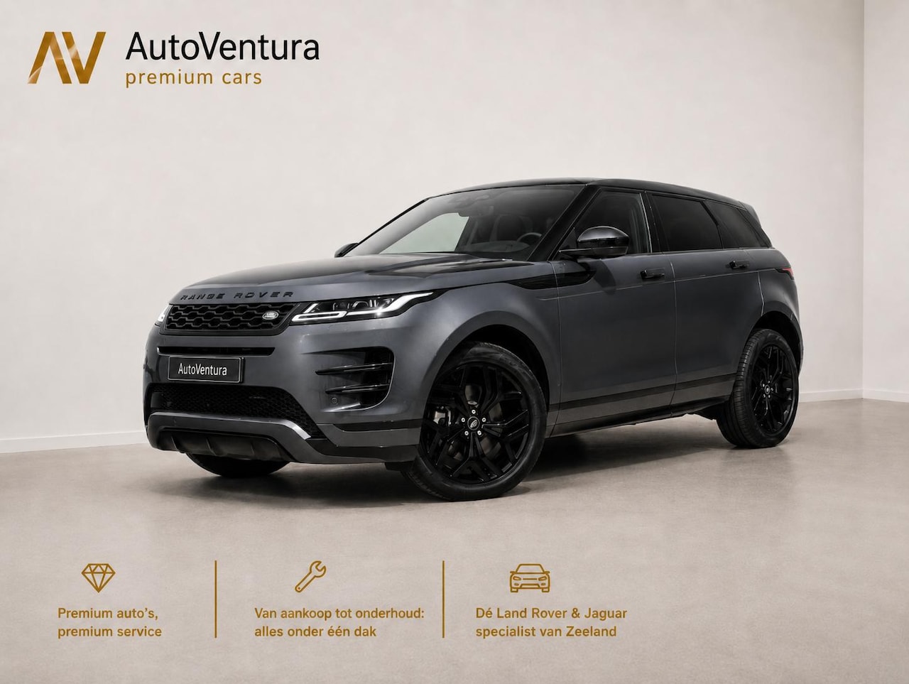 Land Rover Range Rover Evoque - 1.5 P300e AWD R-Dynamic SE l Black Pack l Pano dak l Adapt. Cruise l Camera l Stuurwielver - AutoWereld.nl