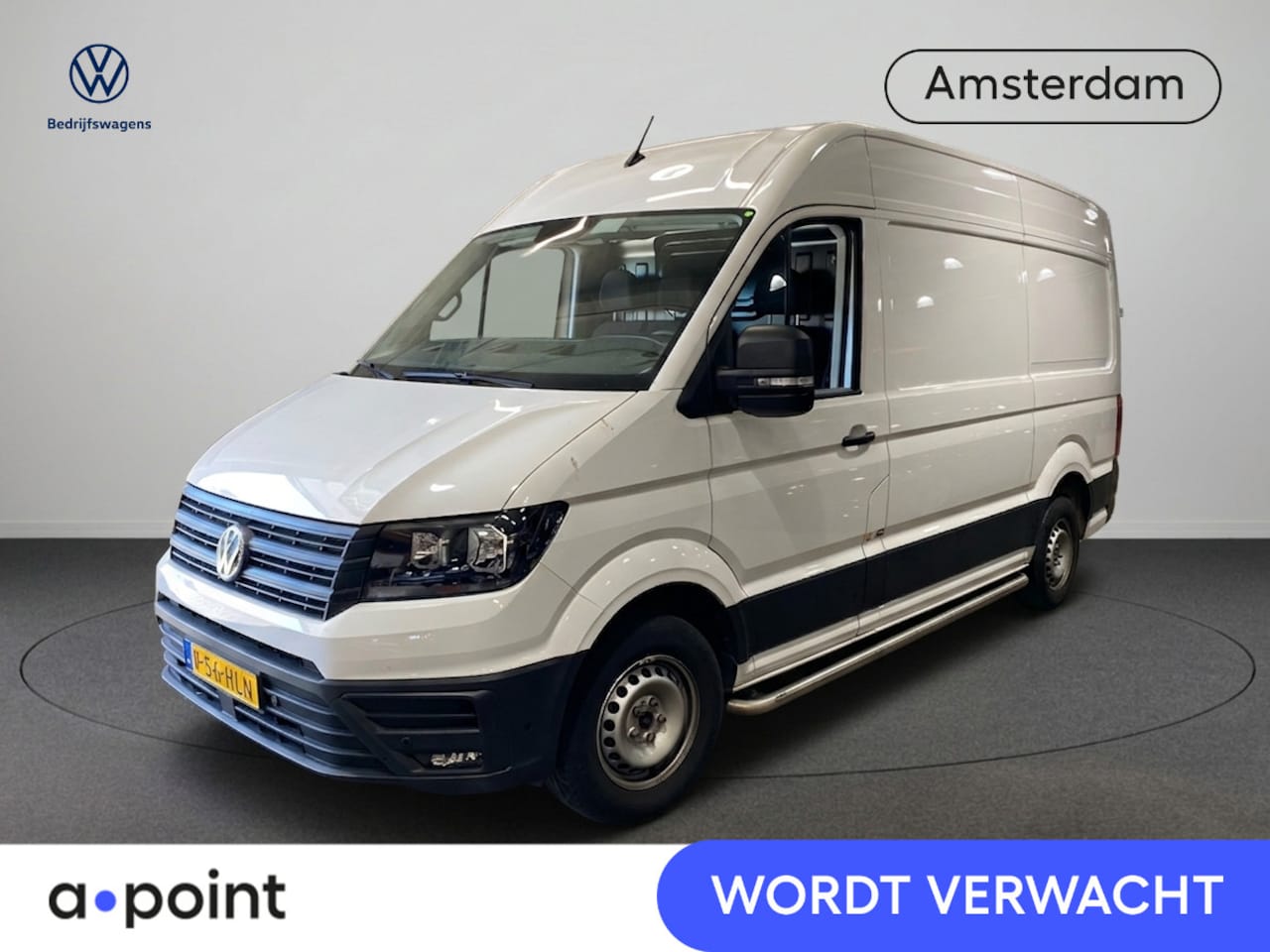 Volkswagen Crafter - 35 2.0 TDI L3H3 Highline EURO VI 140 pk Automaat | Verlengde garantie | Navigatie | Trekha - AutoWereld.nl