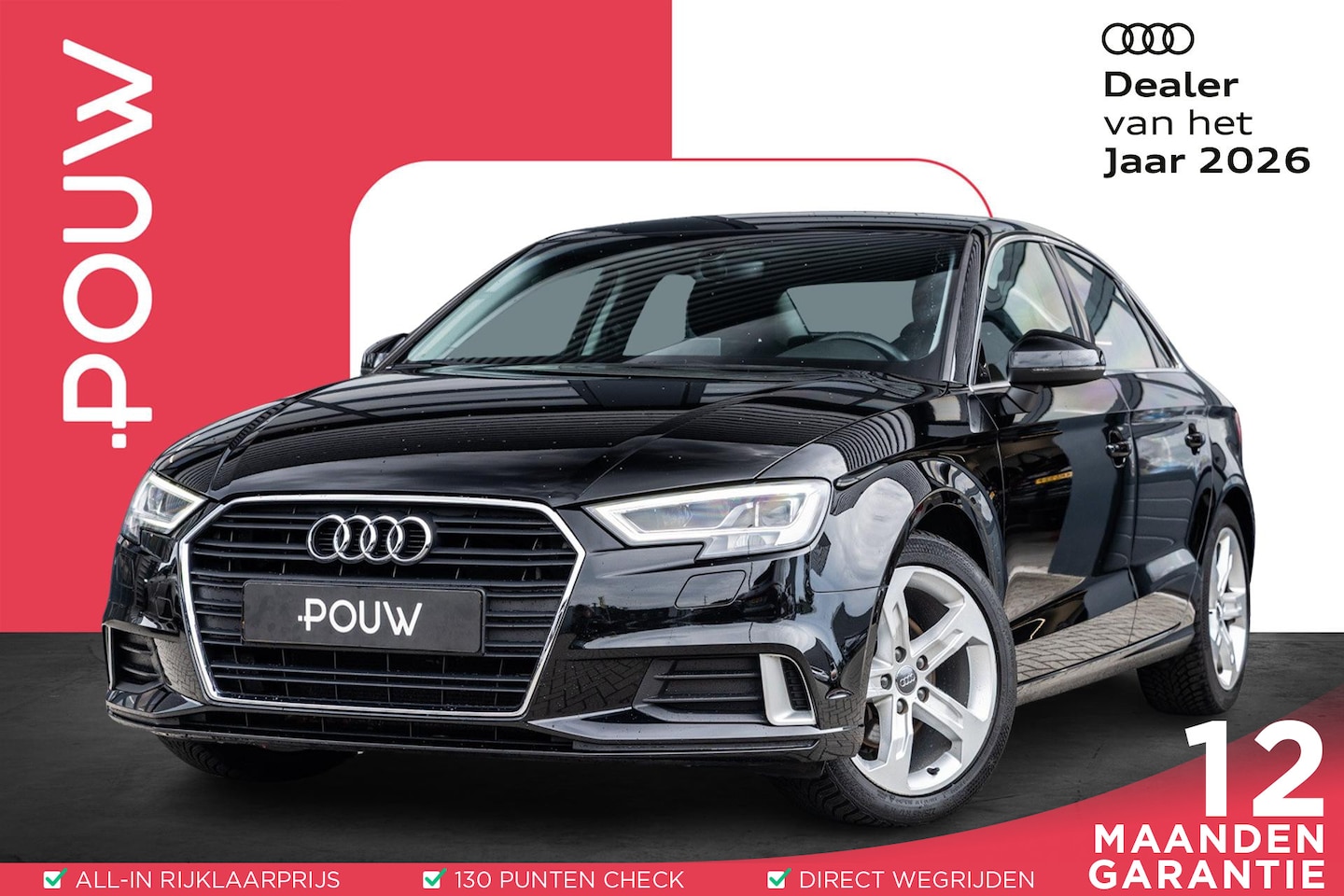 Audi A3 Limousine - 1.5 TFSI 150pk CoD Sport Lease Edition | Sportstoelen | Full LED | Cruise Control | Naviga - AutoWereld.nl