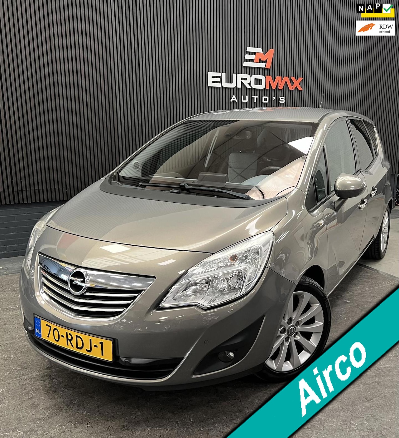 Opel Meriva - 1.4 Turbo Cosmo - NAP - 1e Eigenaar - Cruise -Navi - AutoWereld.nl