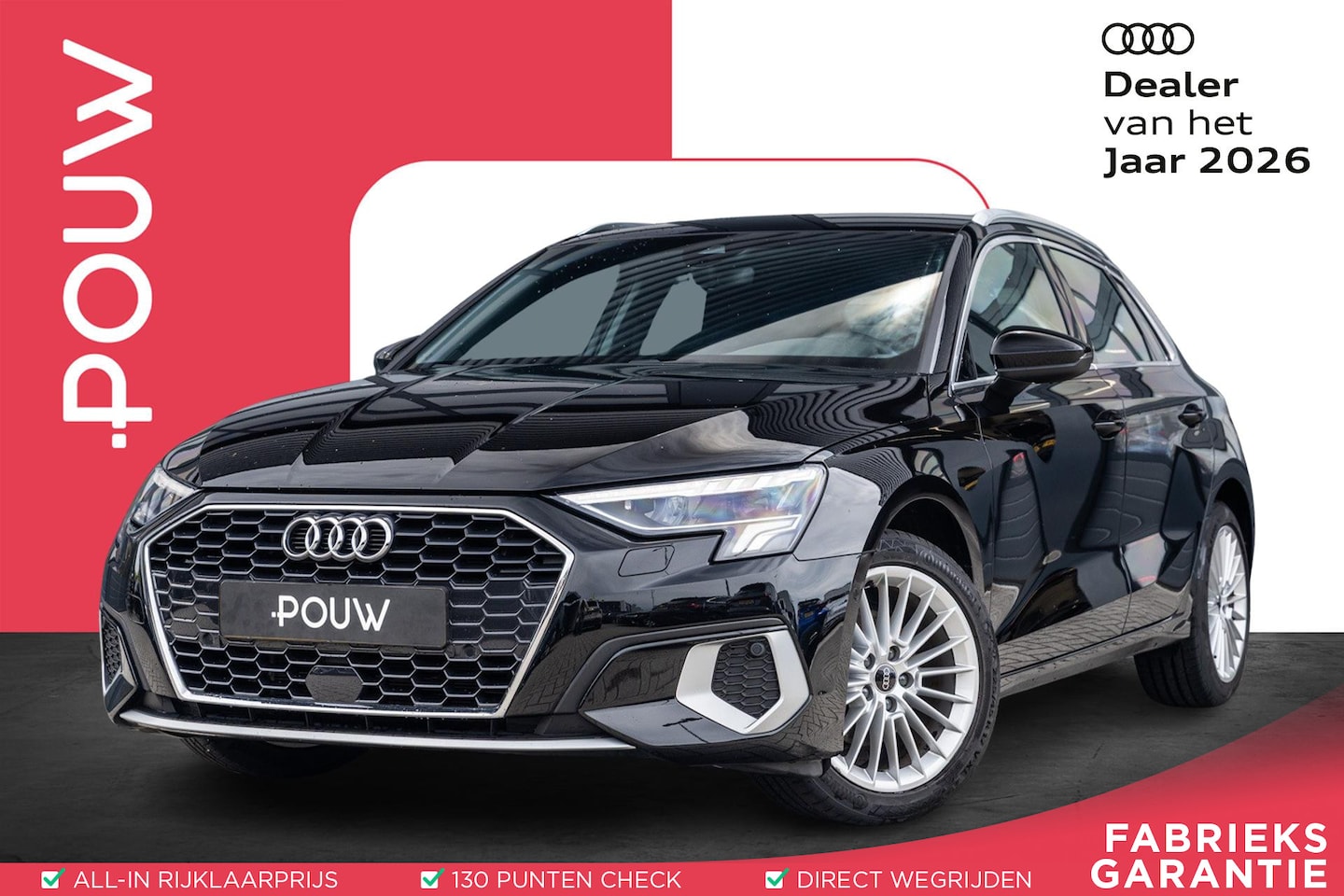Audi A3 Sportback - 30 TFSI 110pk S-tronic Advanced edition | Sportstoelen | Smartphone Interface | Dakrails | - AutoWereld.nl
