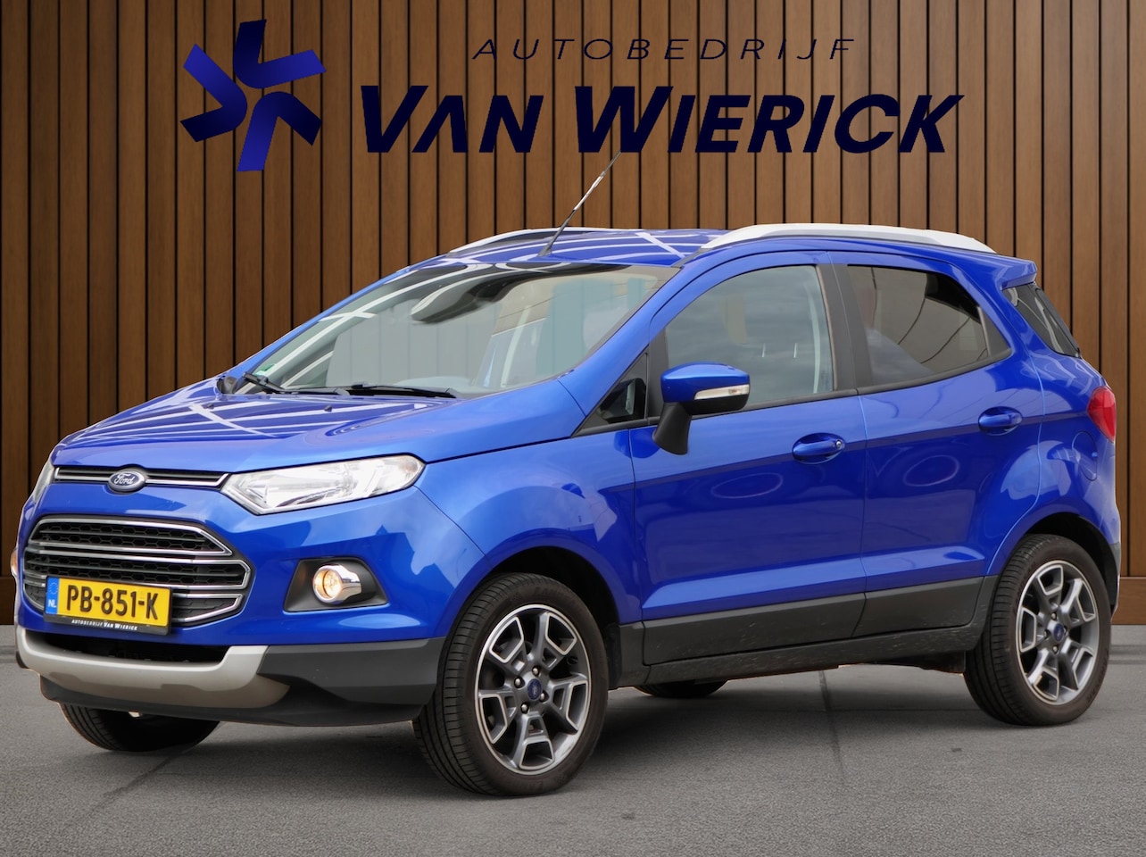 Ford EcoSport - 1.0 EcoBoost Titanium 125 PK! | Keyless | Stoelverwarming | Half leer | Clima | Trekhaak | - AutoWereld.nl
