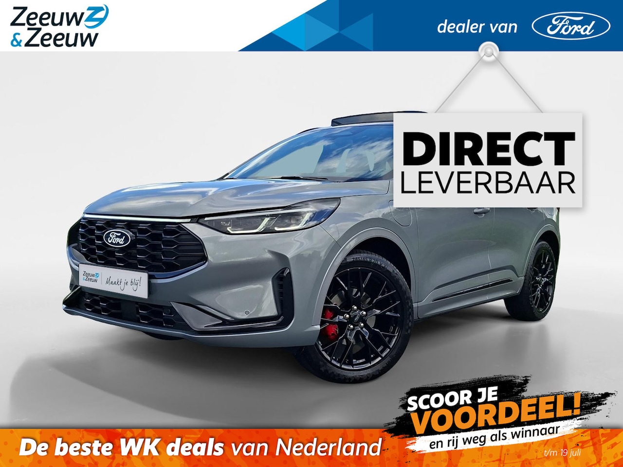 Ford Kuga - 2.5 PHEV BlueCruise Edition | 20" Lichtmetaal | Panoramadak | El. Trekhaak | Premium Conne - AutoWereld.nl
