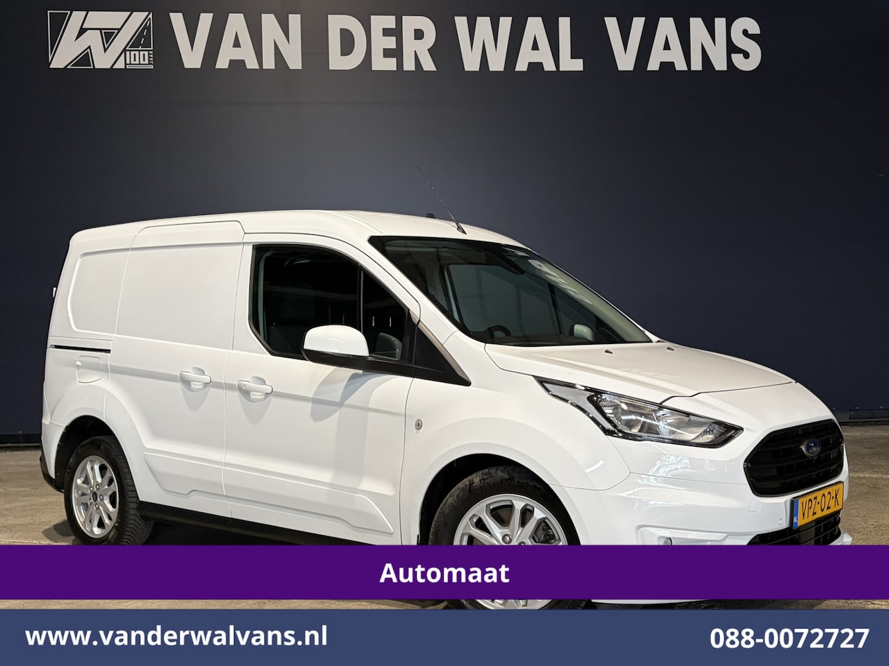 Ford Transit Connect - 1.5 EcoBlue 100pk Automaat L1H1 Euro6 Airco | Camera | Navigatie | Cruisecontrol Stoelverw - AutoWereld.nl