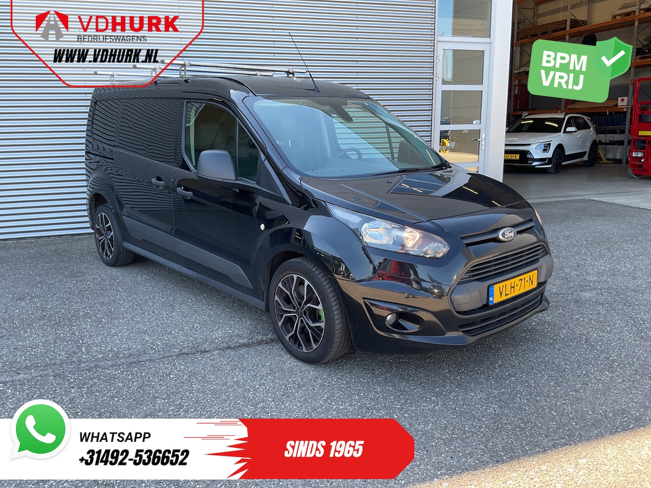 Ford Transit Connect - 1.6 TDCI L2 EXPORT Stoelverw./ 3Pers./ Airco/ Inrichting/ 17”LMV/ Dakdragers/ PDC/ Trekhaa - AutoWereld.nl