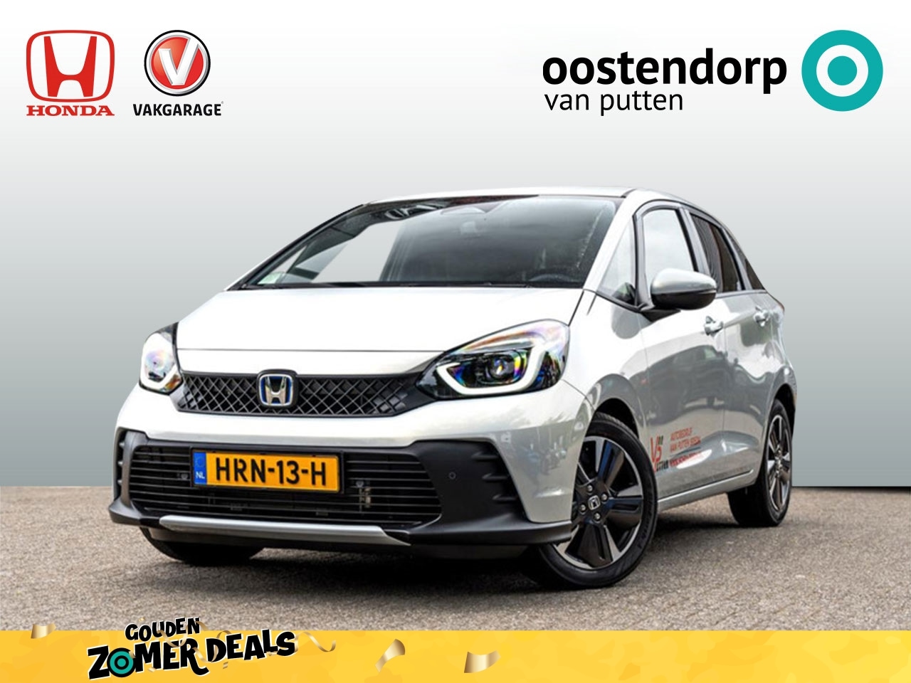 Honda Jazz - 1.5 Full Hybrid Advance | Premium Sunlight Silver | NL auto | verwarmd stuurwiel | Adaptie - AutoWereld.nl