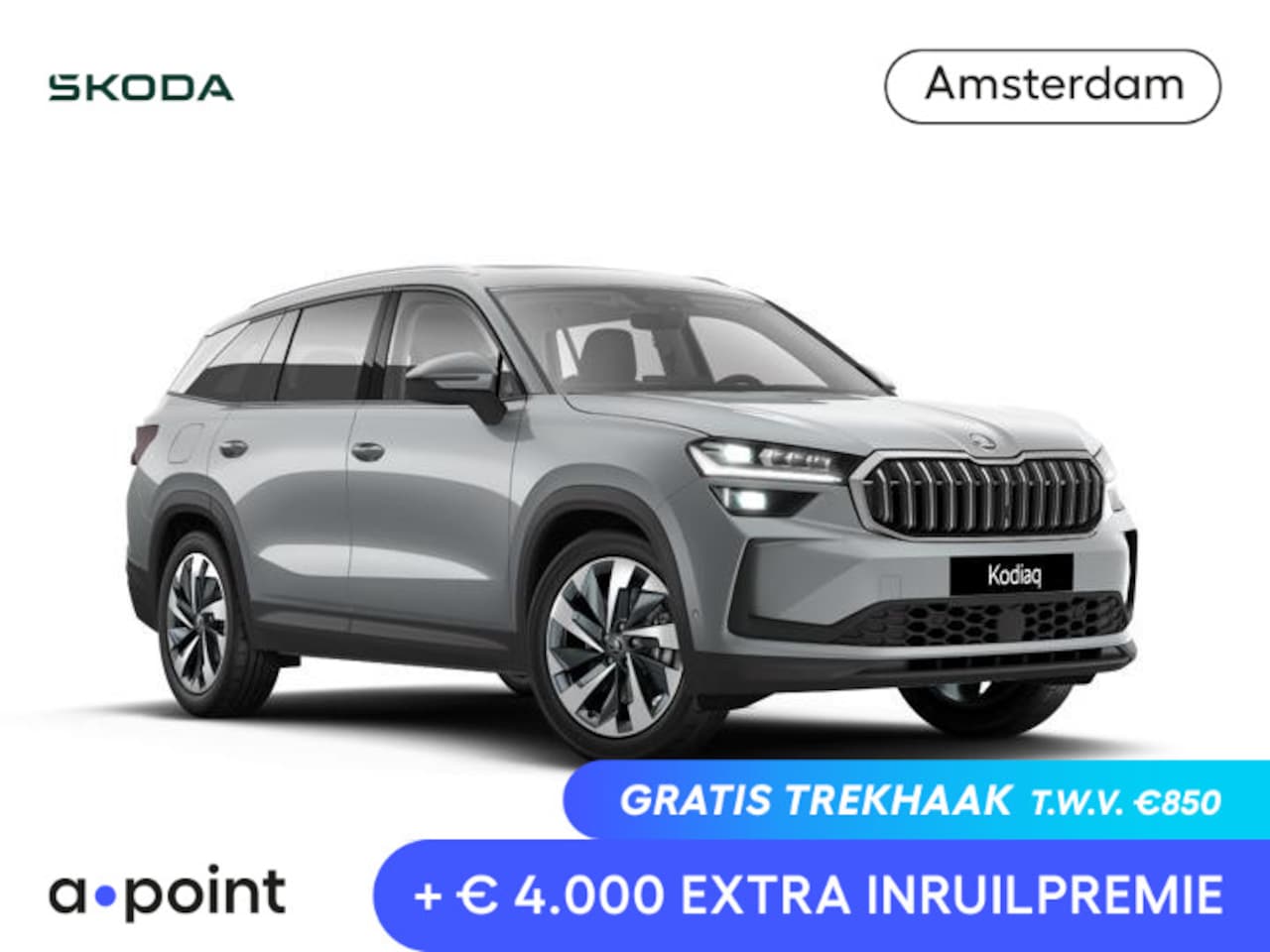Skoda Kodiaq - 1.5 TSI PHEV Business Edition Plus | Panoramadak | Leder | Trekhaak | 360 camera | Light & - AutoWereld.nl