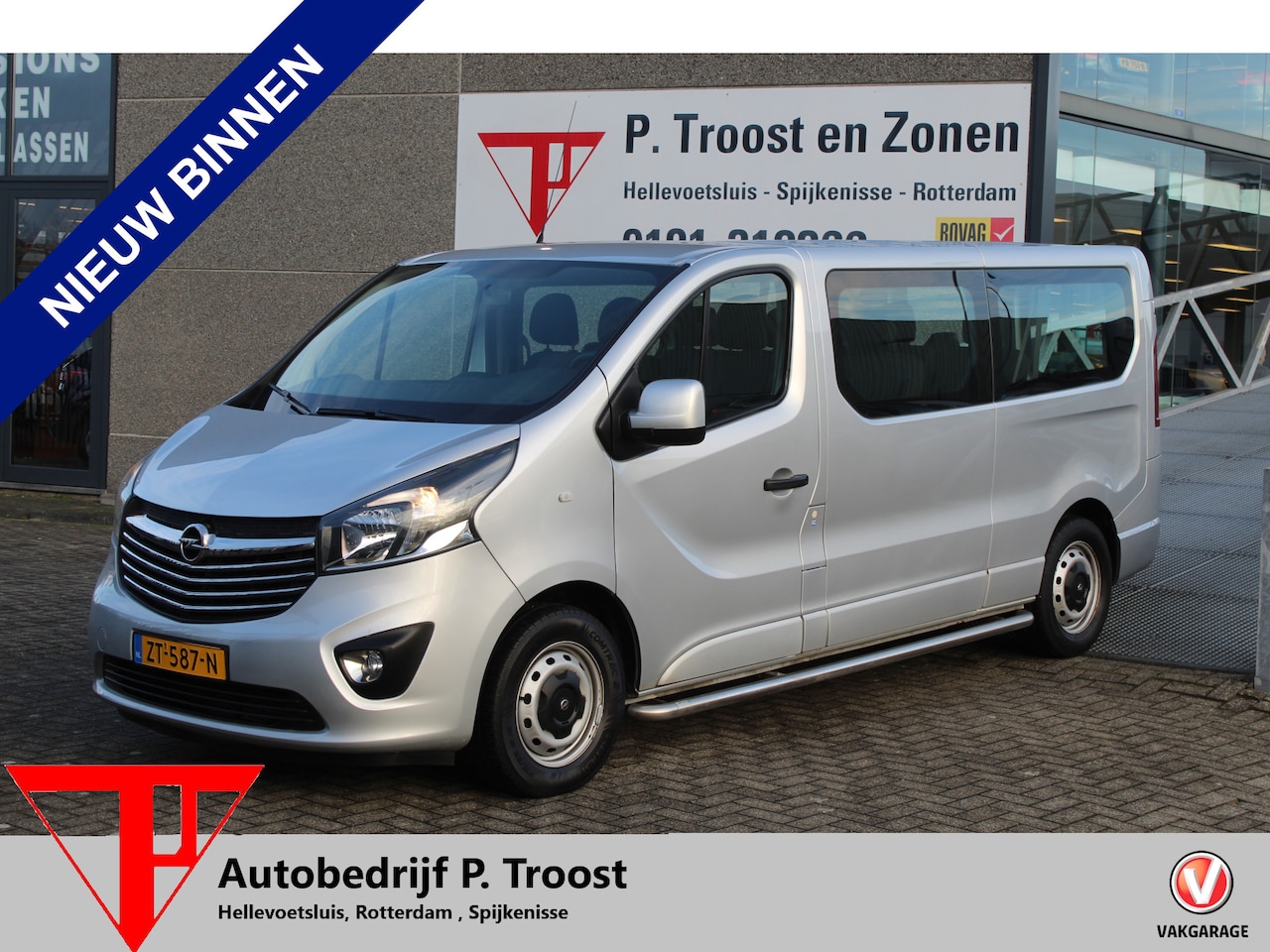 Opel Vivaro Combi - 1.6 CDTI L2H1 9 Persoons/Navigatie/Airco/Cruise control/BTW auto/Side bars - AutoWereld.nl