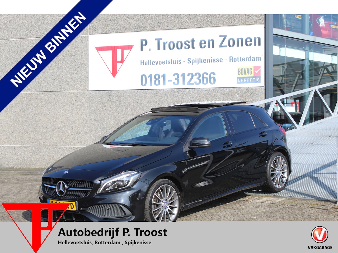 Mercedes-Benz A-klasse - 250 AMG Automaat/Panoramadak/Navigatie/Cruise control/Apple Carplay/Parkeersensoren/Ledere - AutoWereld.nl