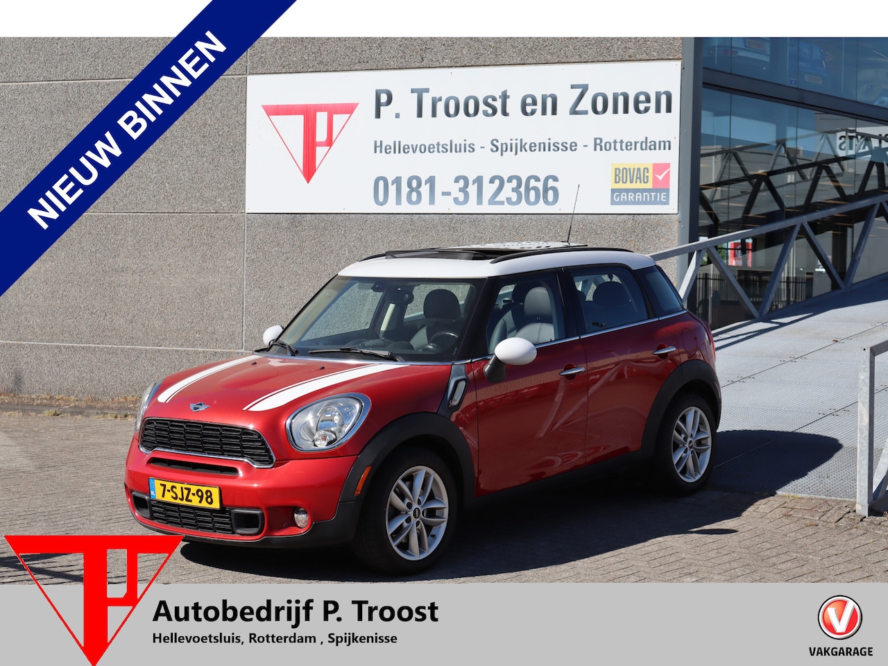 MINI Countryman - Mini 1.6 Cooper S ALL4 Chili Automaat! Panoramadak/Stoelverwarming/Climate control/Bluetoo - AutoWereld.nl