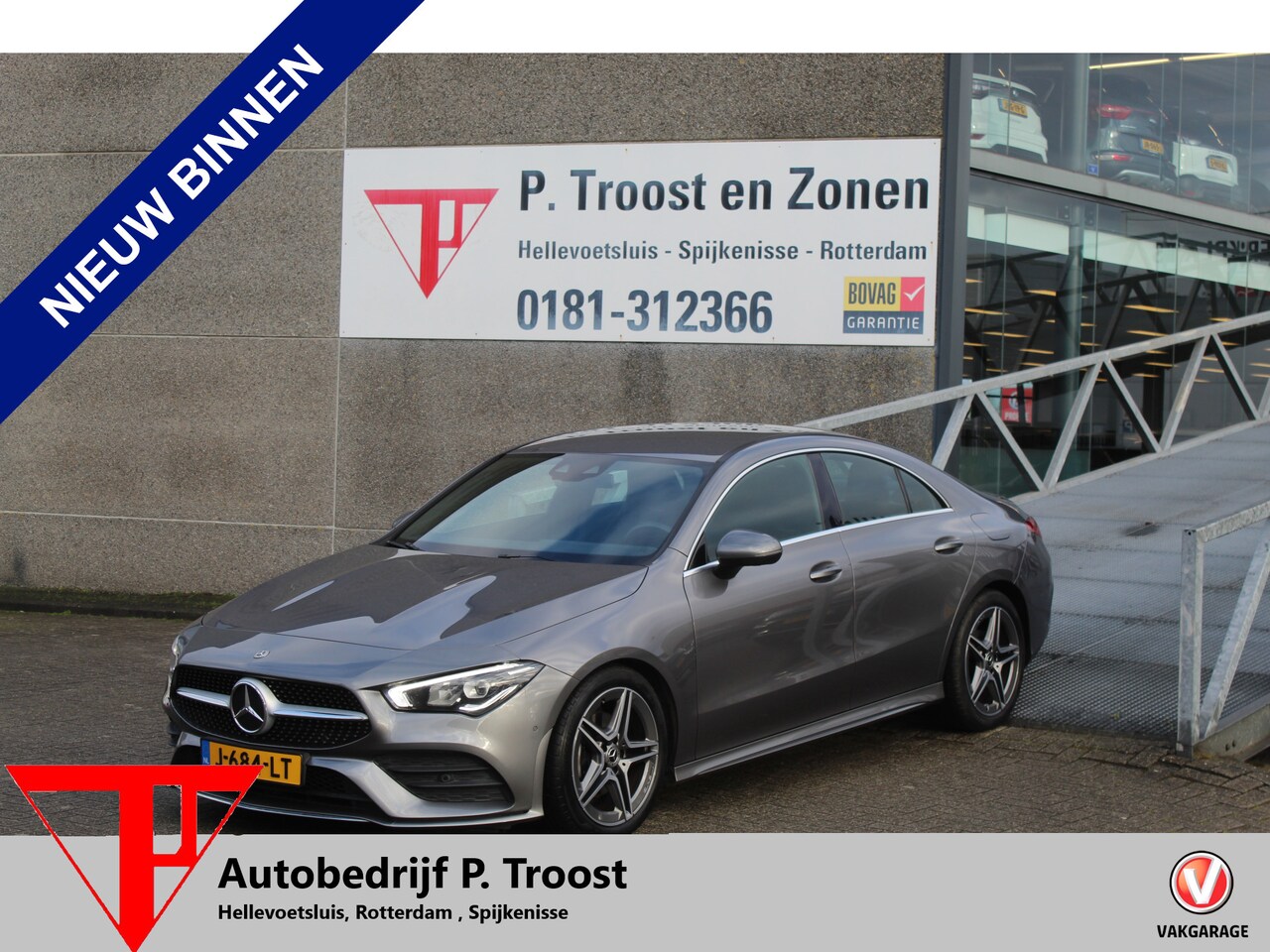 Mercedes-Benz CLA-Klasse - 180 Automaat AMG/Sfeerverlichting/Navigatie/Cruise control/Parkeersensoren rondom/Inklapba - AutoWereld.nl